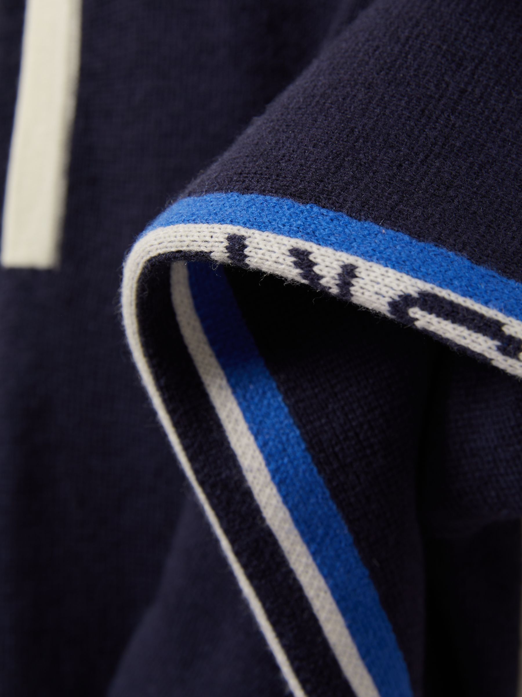 Logo-Jacquard Joggers with Wool in Navy/Blue - Image 4 of 4