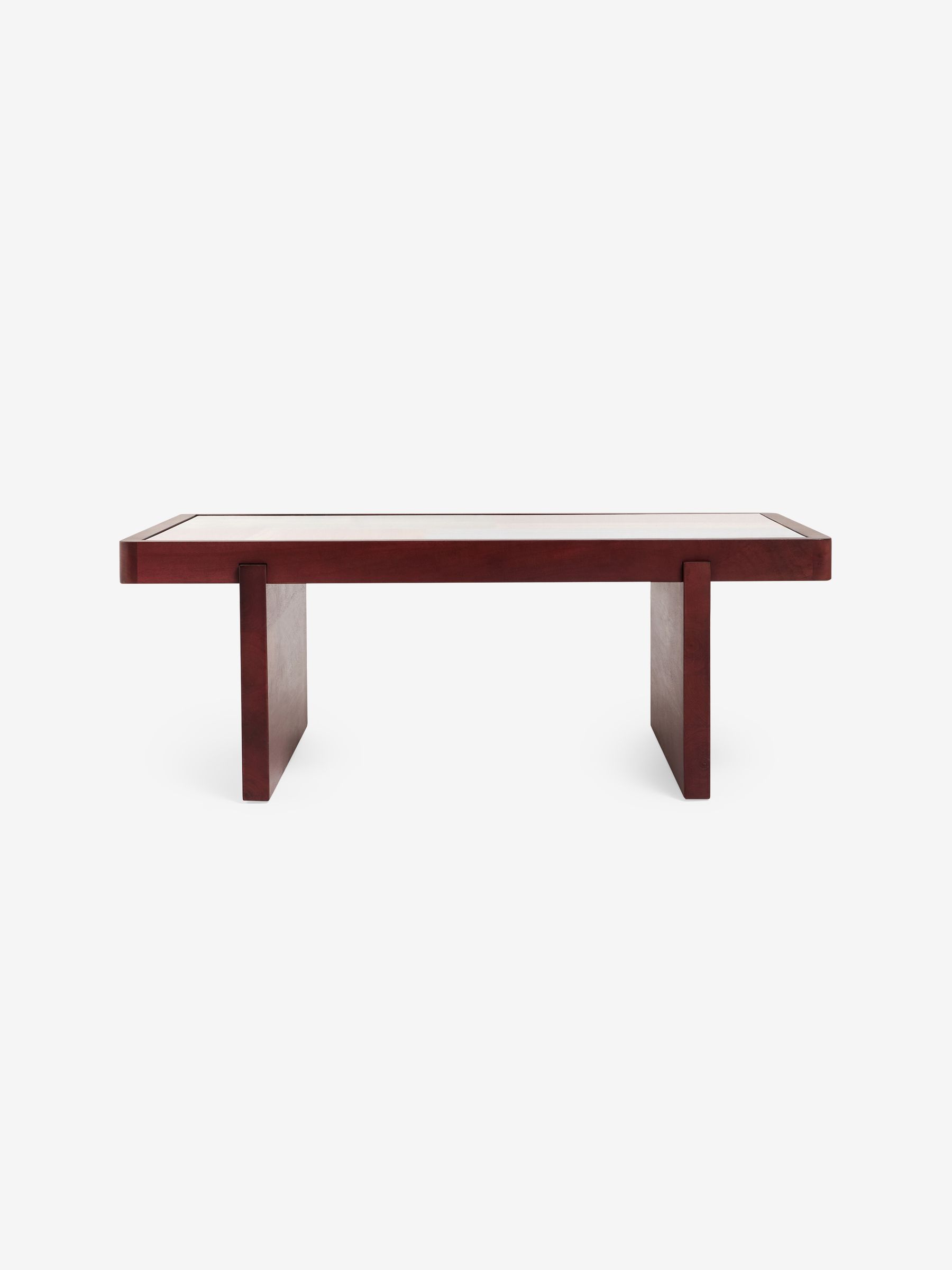 Jinni Coffee Table in Burgundy Mango Wood - Image 5 of 5