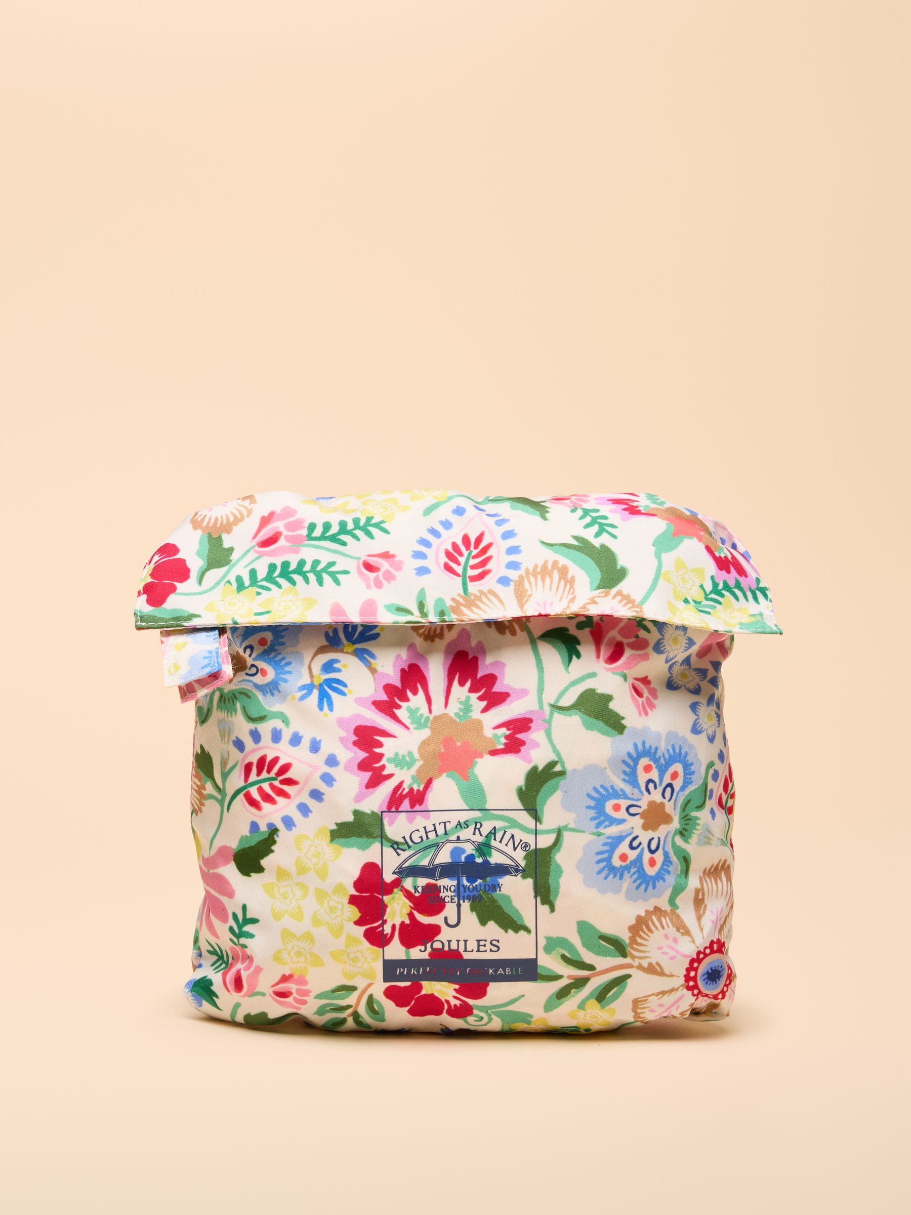 Rainford Multi Floral Waterproof Packable Raincoat With Hood - Image 10 of 10