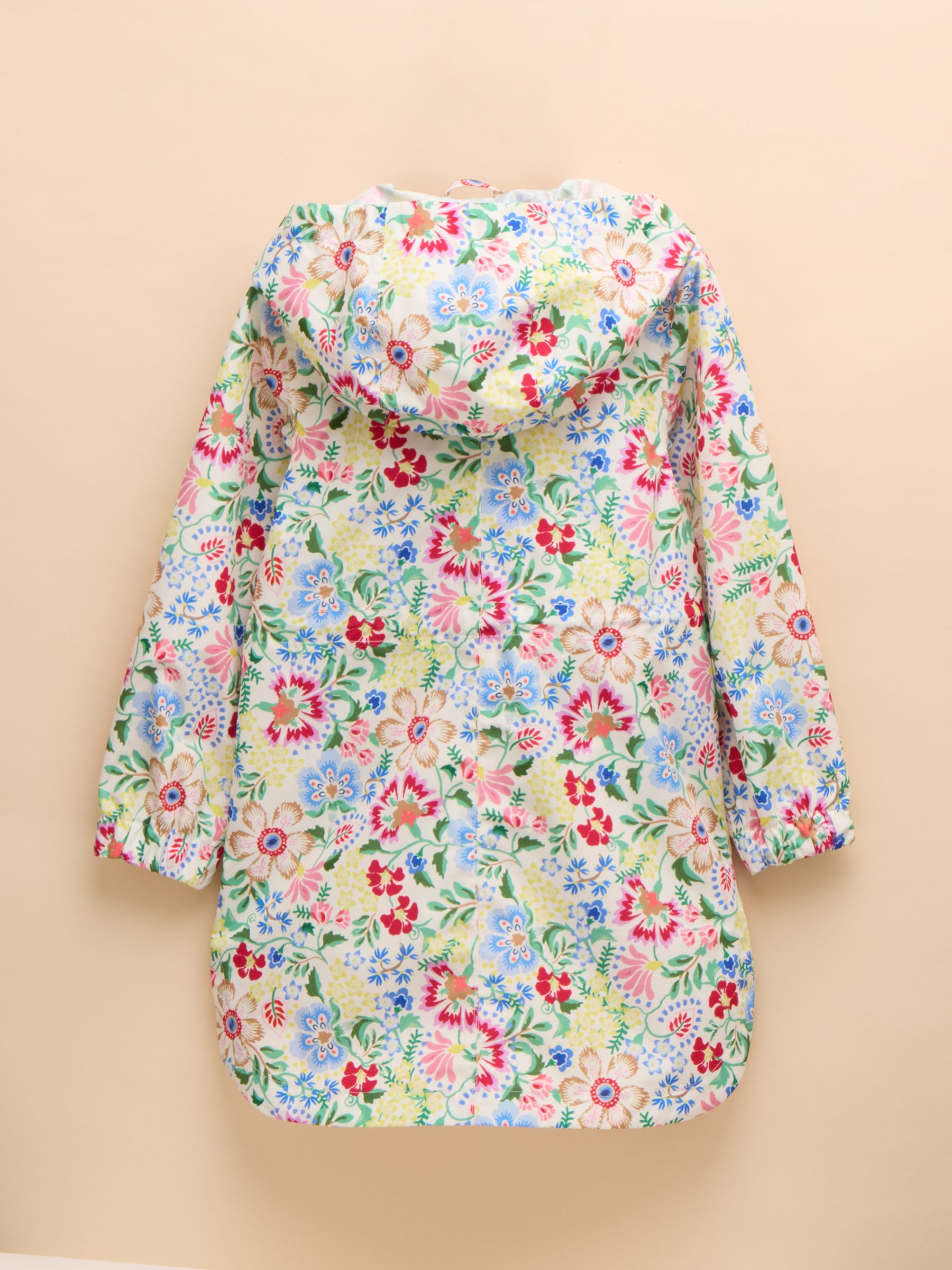 Rainford Multi Floral Waterproof Packable Raincoat With Hood - Image 5 of 6