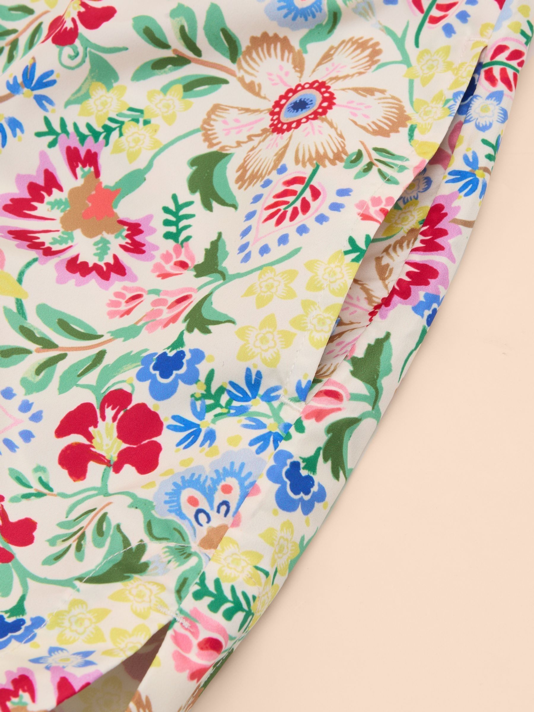 Rainford Multi Floral Waterproof Packable Raincoat With Hood - Image 8 of 10
