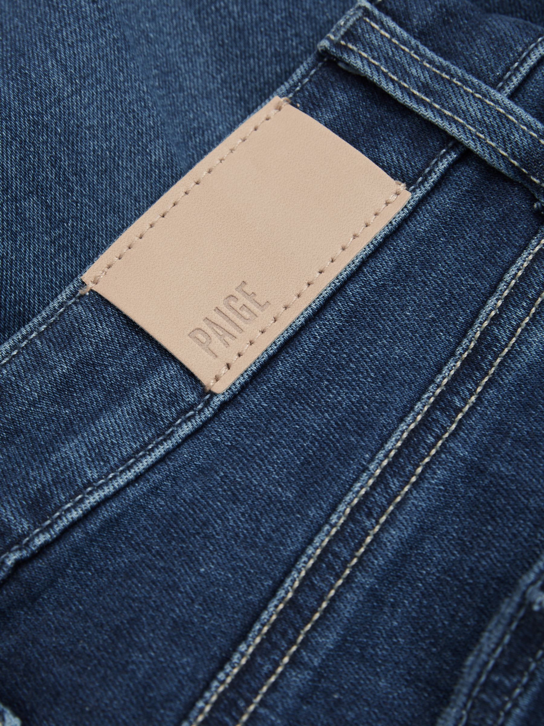 Paige High Rise Wide Leg Jeans in Notre Dame Blue - Image 5 of 5