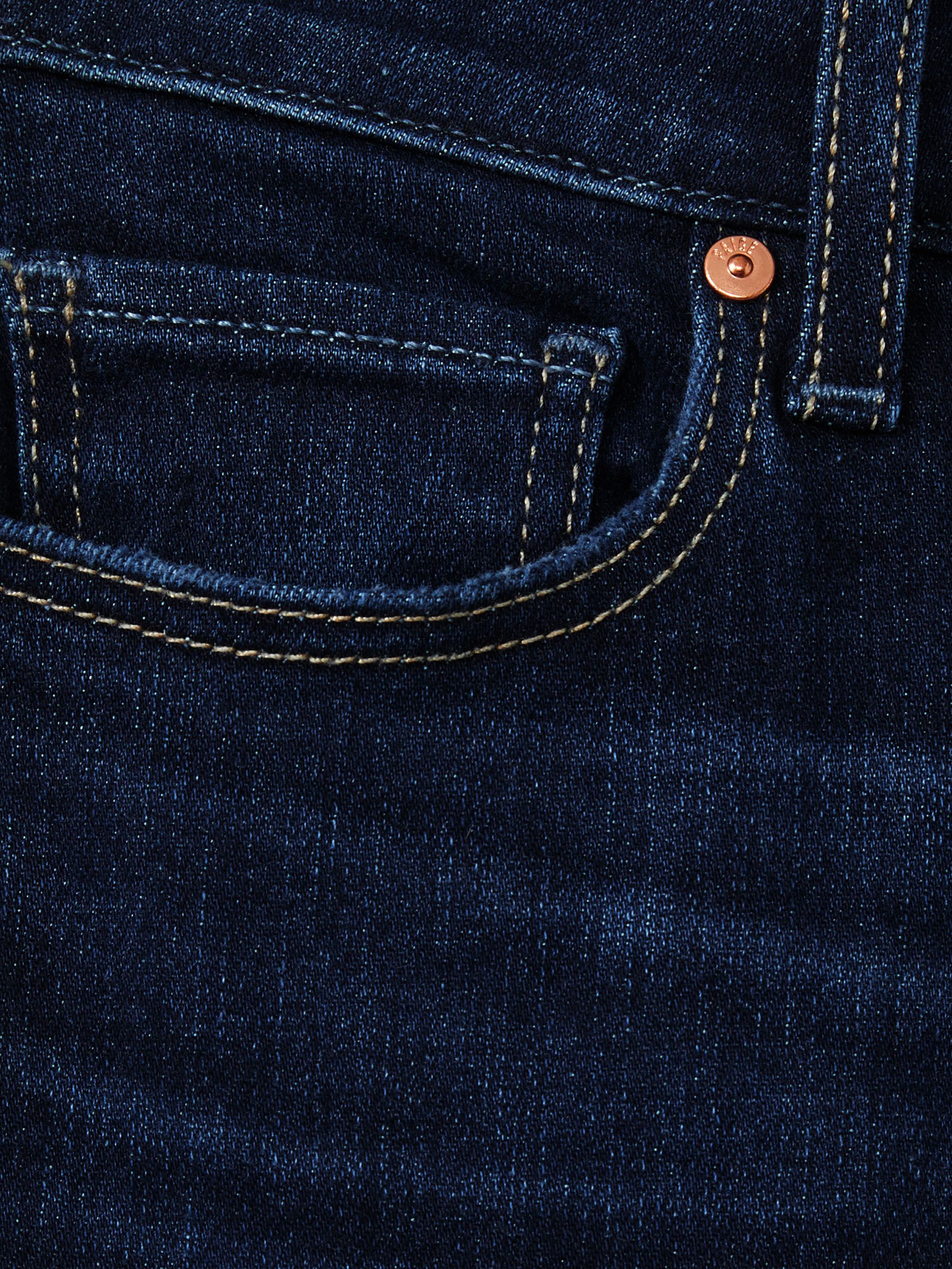 Paige Flared Cropped Jeans in Symbolism Blue - Image 5 of 5