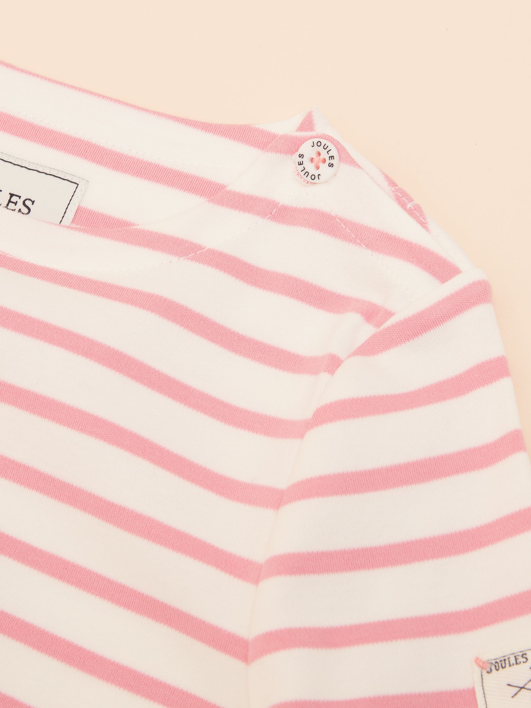 Girls' Harbour Pink Long Sleeve Jersey Top - Image 4 of 4