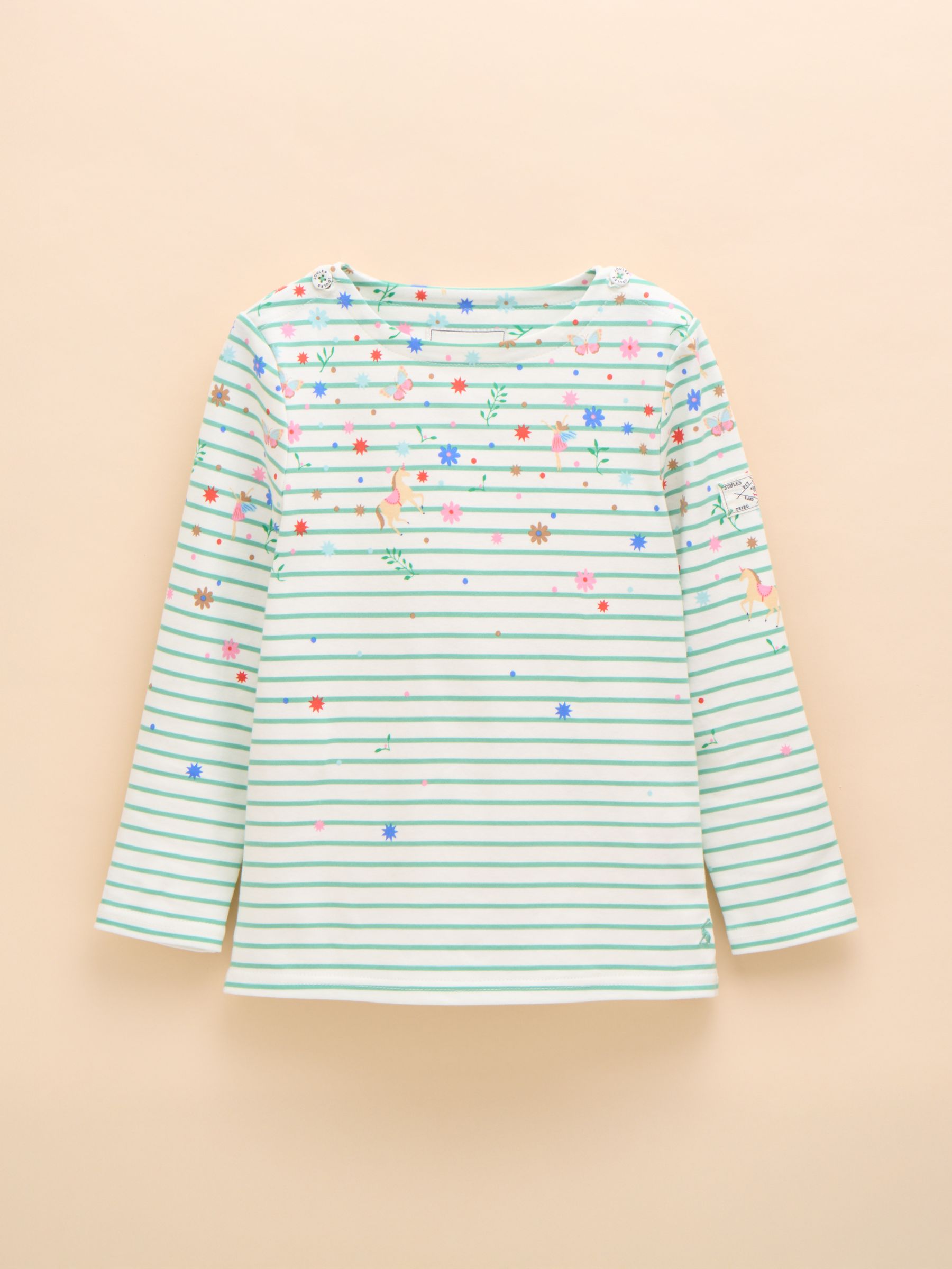 Girls' Harbour Green Long Sleeve Jersey Top - Image 1 of 5