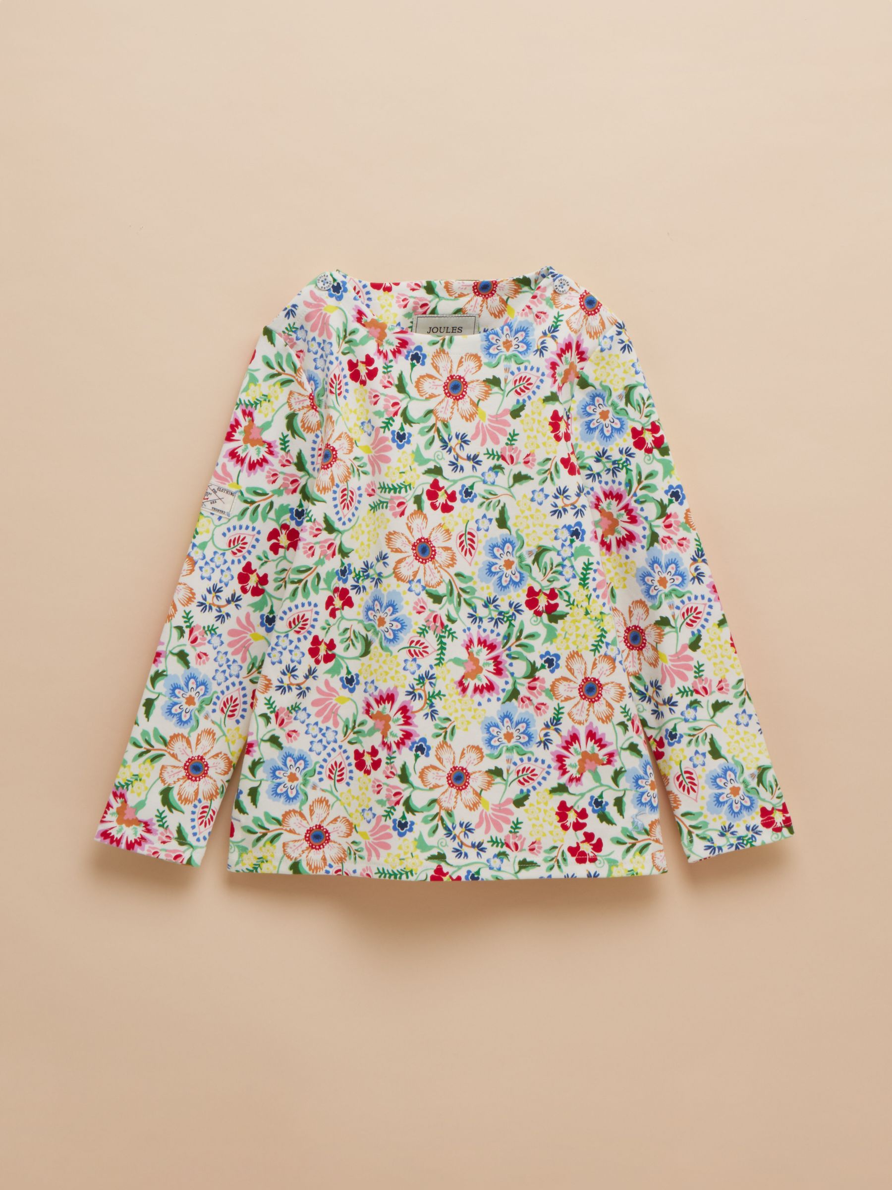 Girls' Harbour Multi Floral Long Sleeve Jersey Top - Image 1 of 4