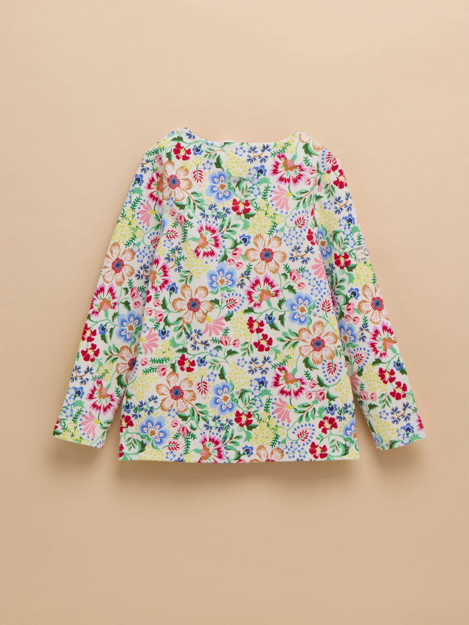 Girls' Harbour Multi Floral Long Sleeve Jersey Top - Image 2 of 4