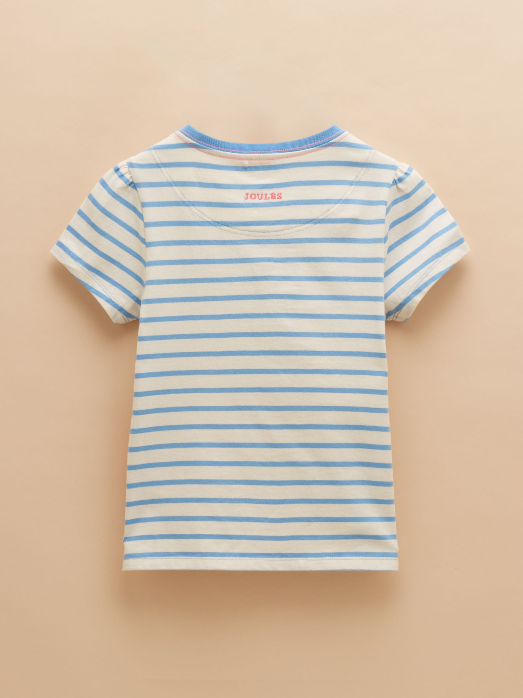Astra Blue Applique Cotton T-Shirt - Image 2 of 4