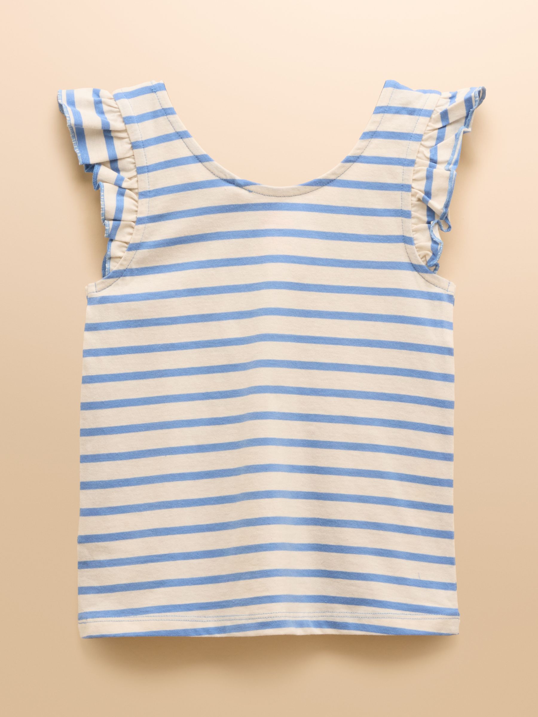 Butterfly Pink/Blue Pack of Two Frill Vests - Image 3 of 9