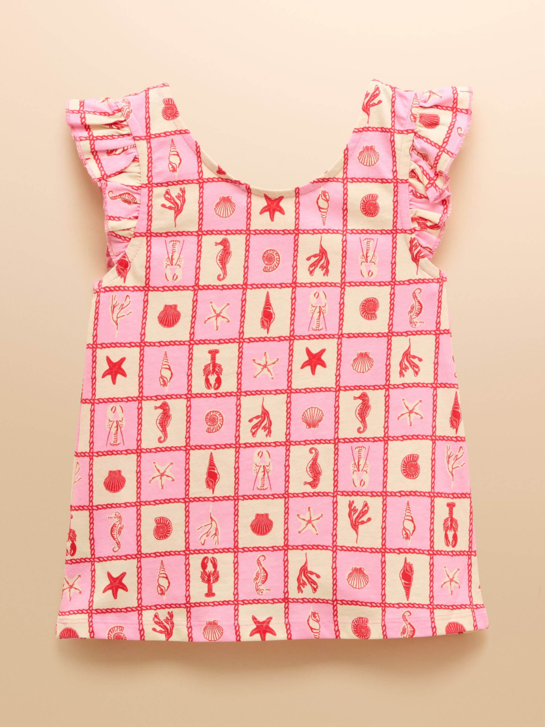 Butterfly Pink/Blue Pack of Two Frill Vests - Image 6 of 9