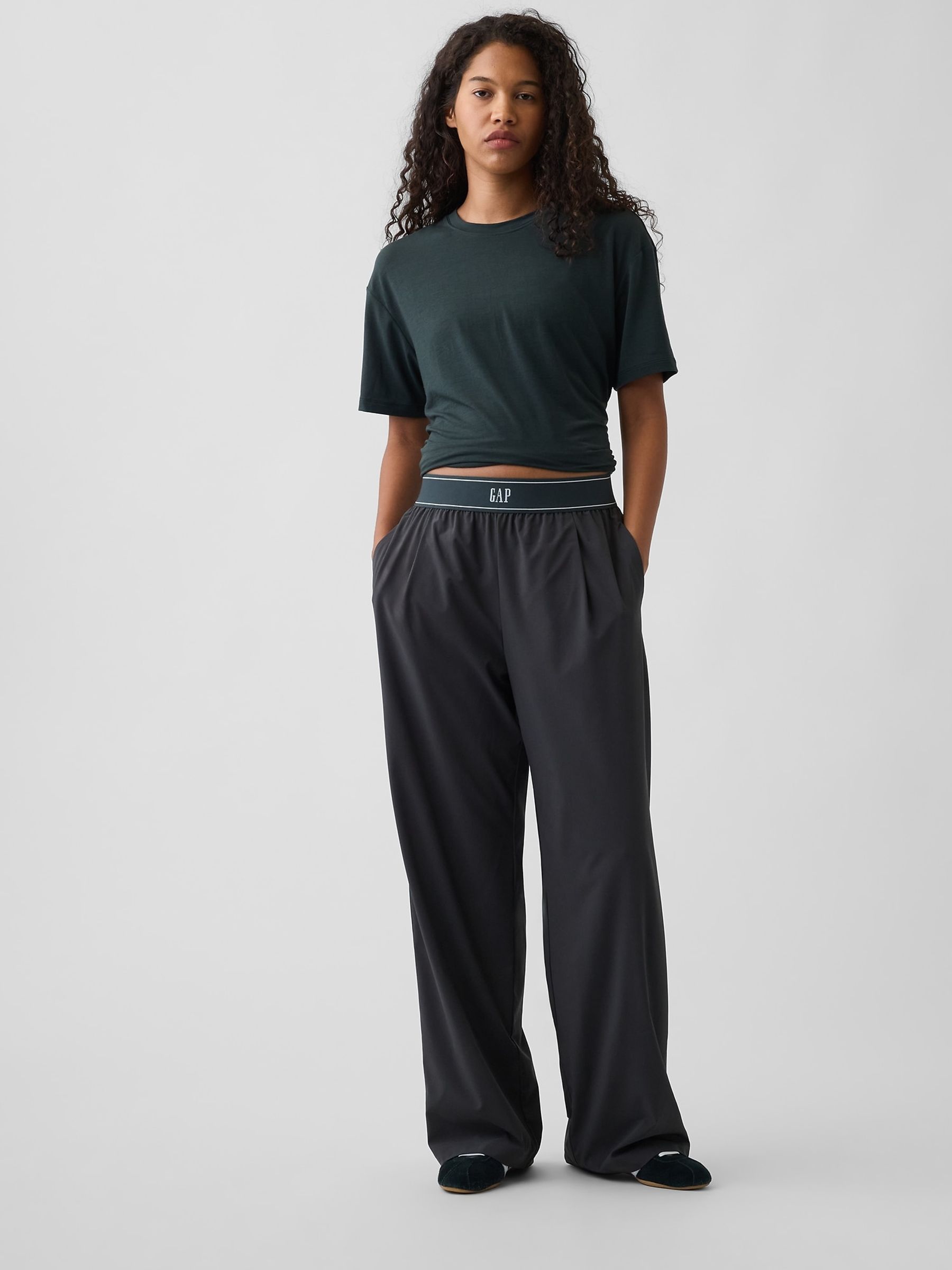 Grey Fit Pleated Easy Logo Trousers - Image 4 of 6