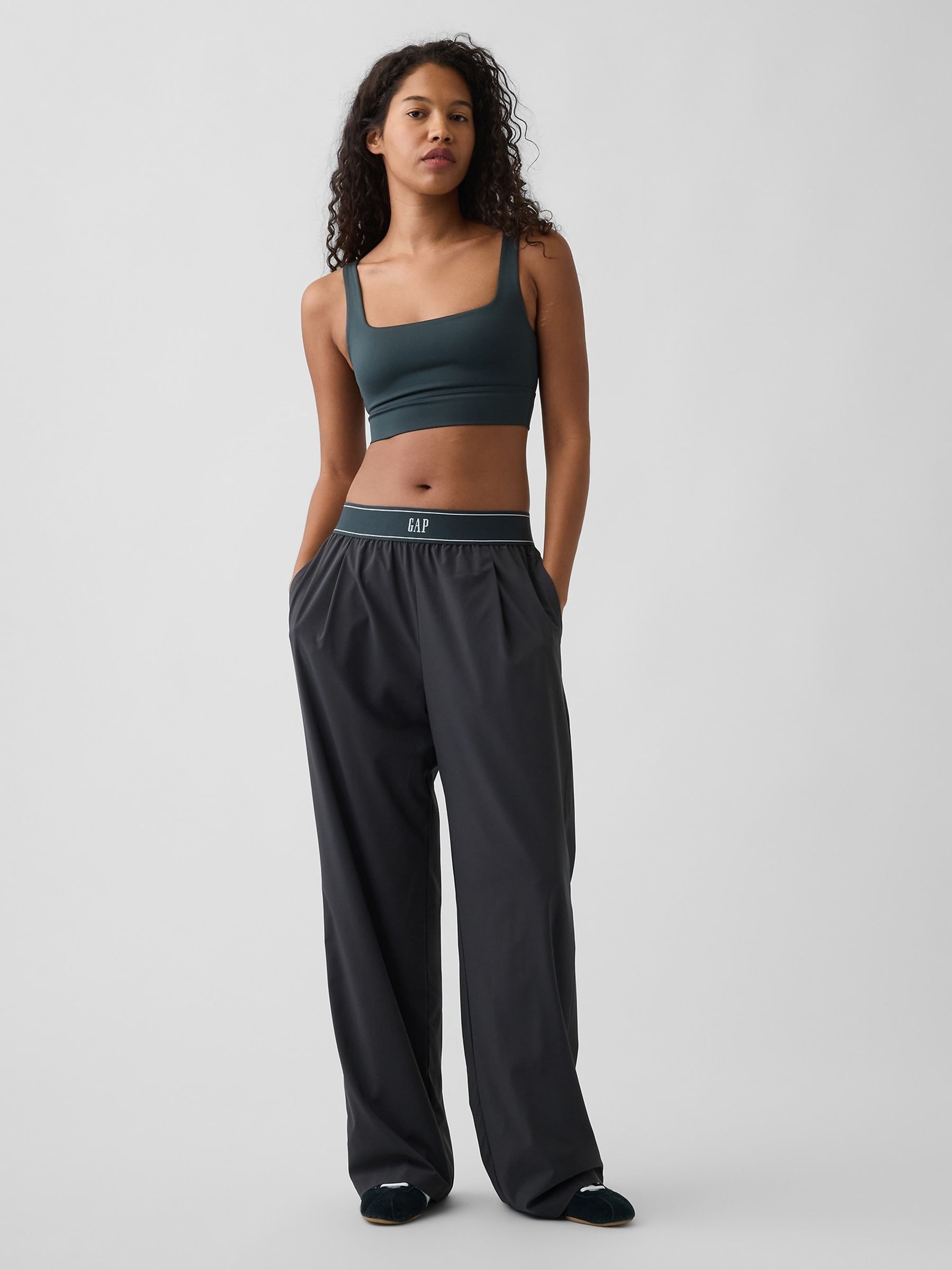 Grey Fit Pleated Easy Logo Trousers - Image 5 of 6