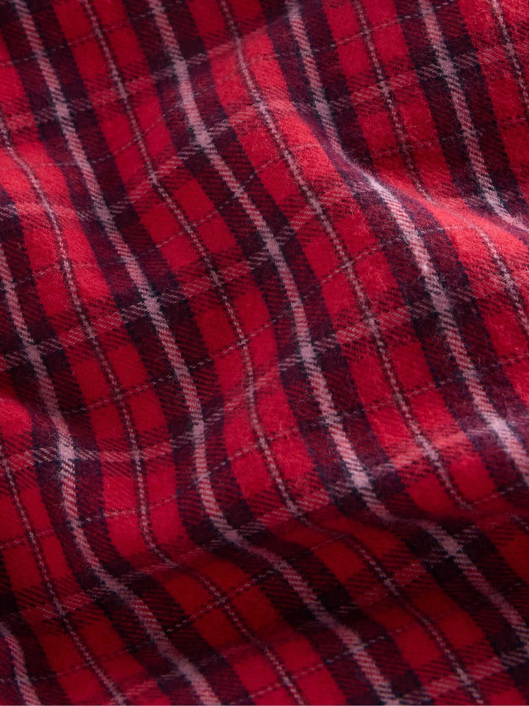 Red/Black Check Softest Flannel Pyjamas Top - Image 6 of 6