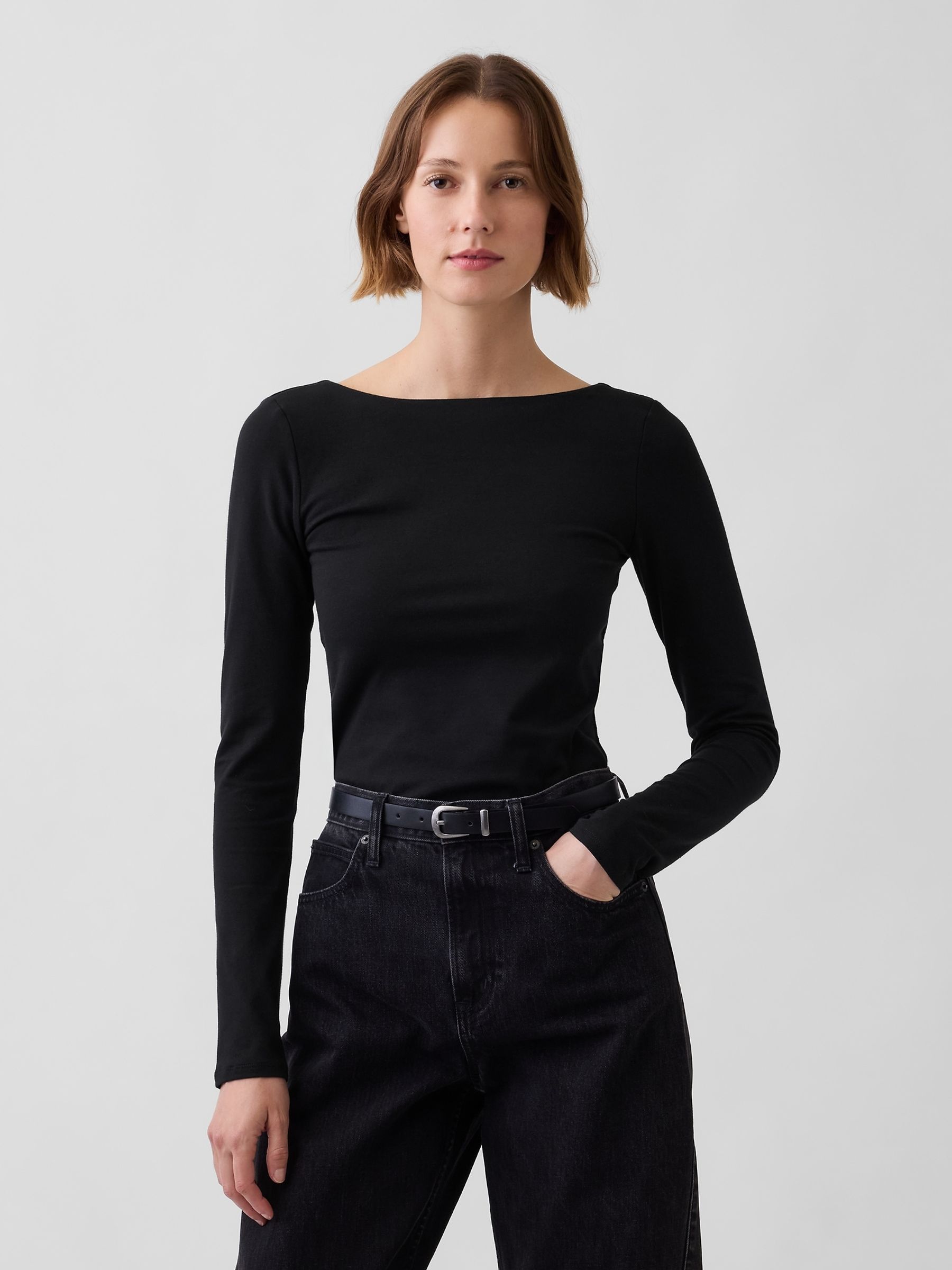 Boat neck