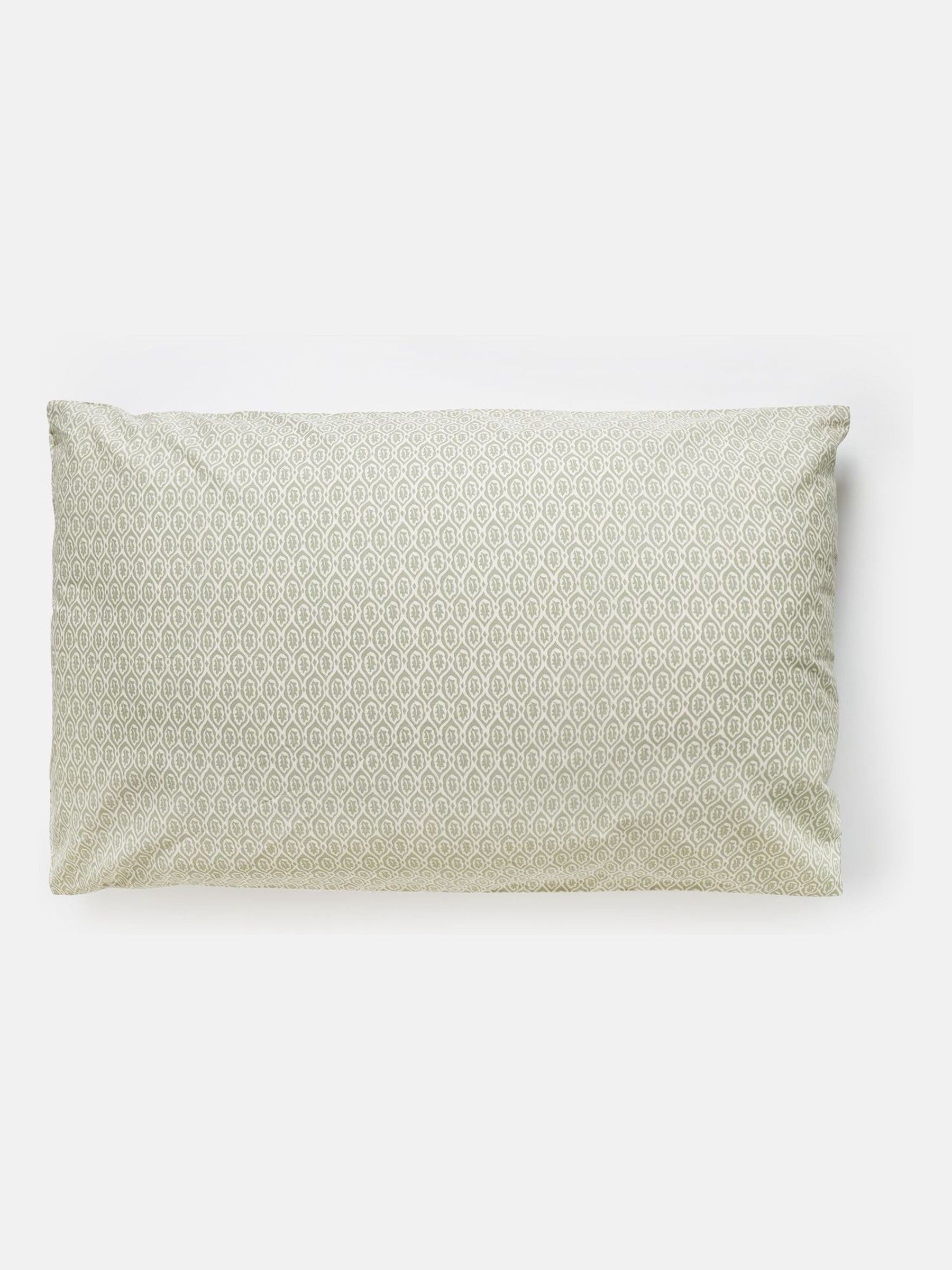 Green Balmoral Standard Pillowcase 100% Cotton Set of 2 100% Cotton Standard Pillowcases - Image 2 of 2