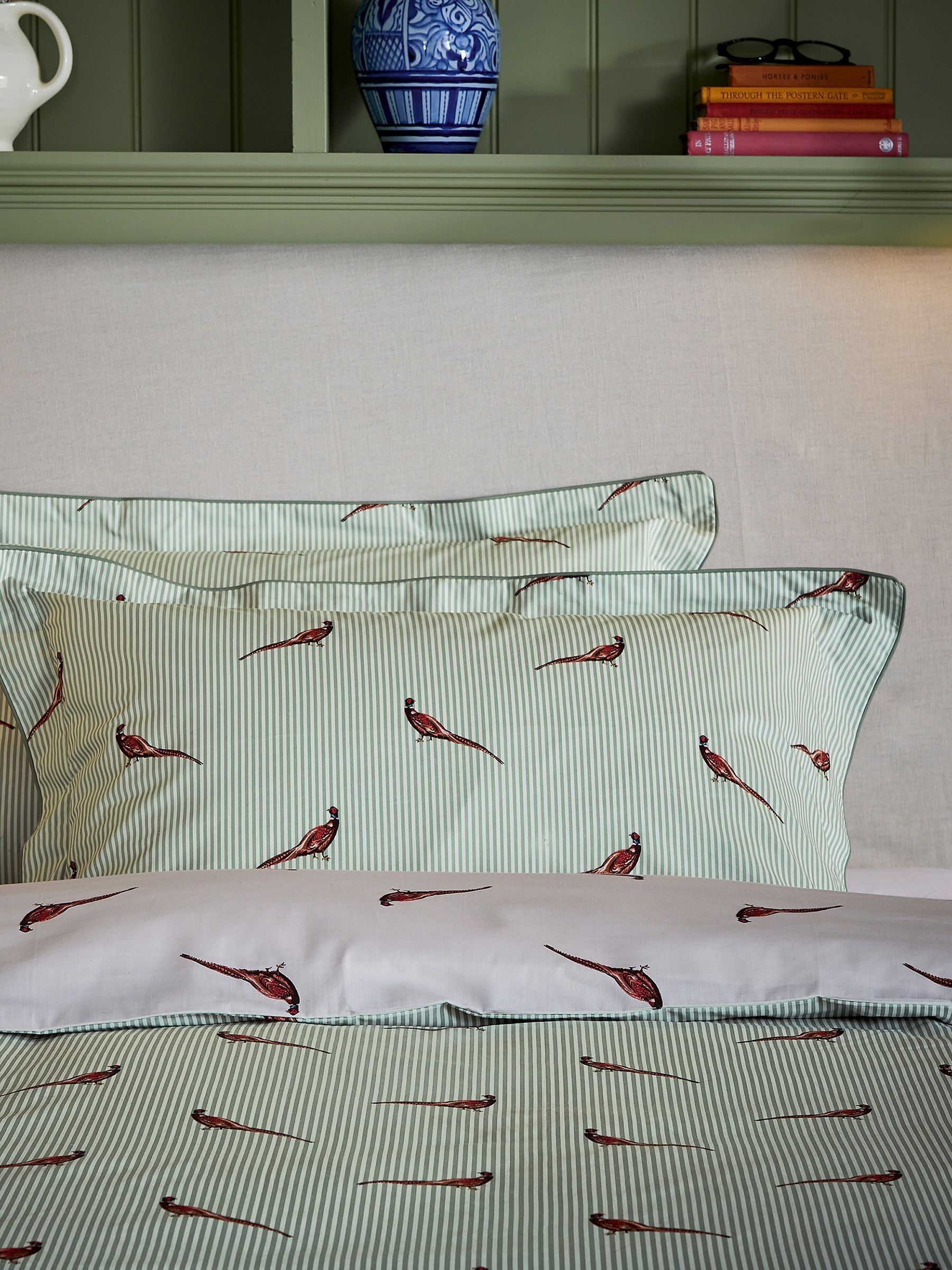 The Pheasant Green 100% Cotton Pheasant Bedding Set - Image 4 of 4