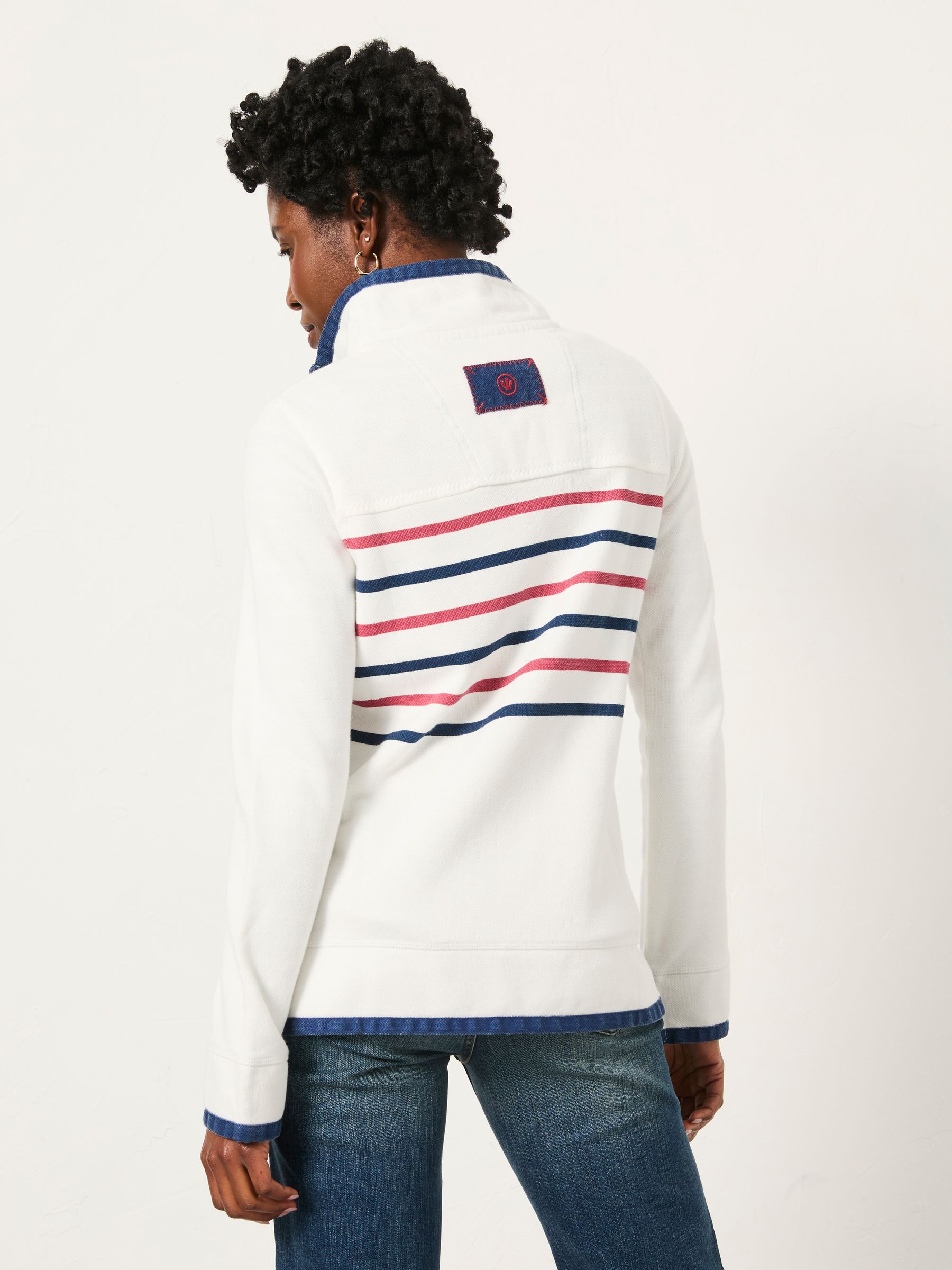 Airlie Ecru USA Sweat Top - Image 2 of 6