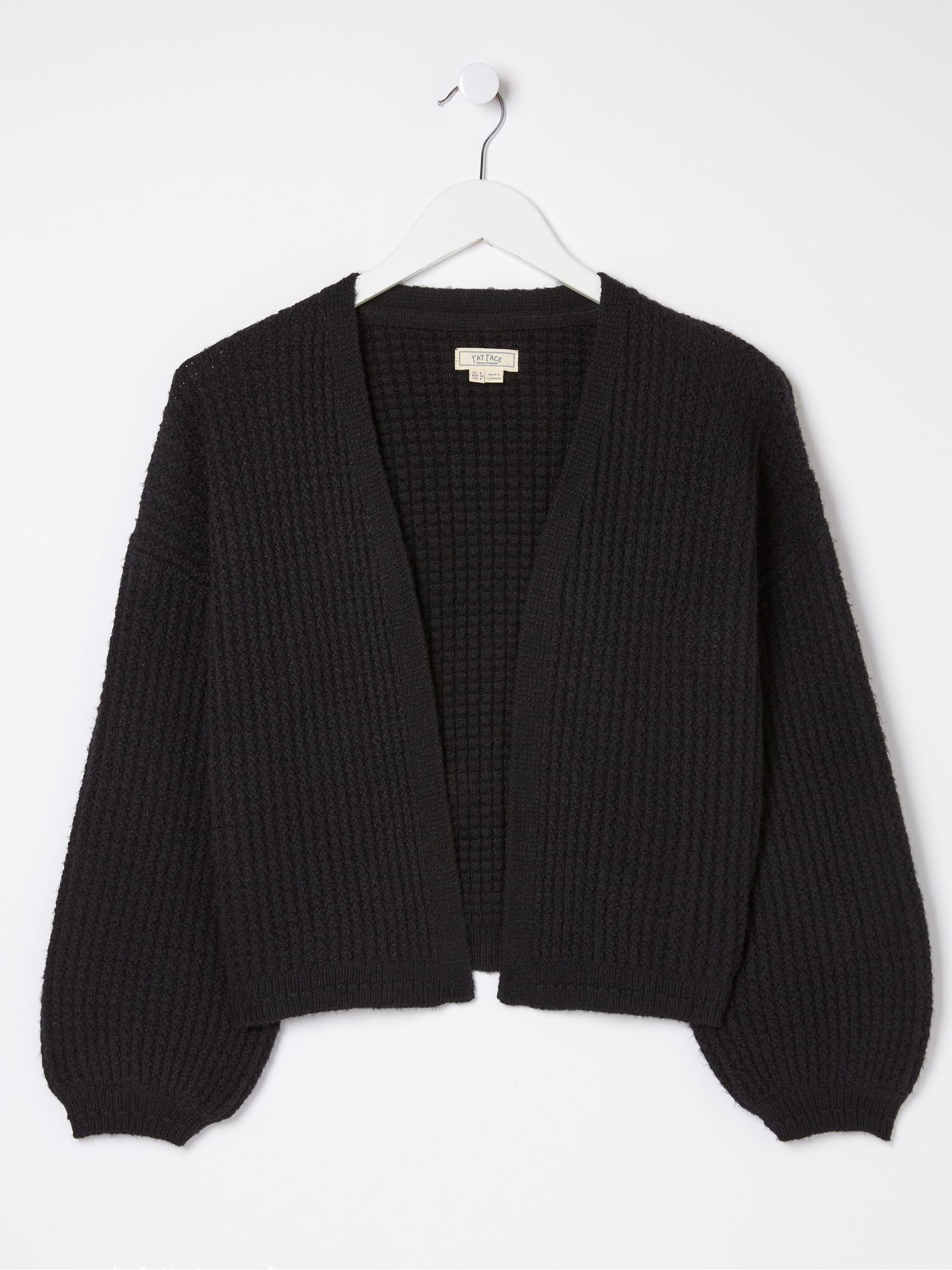 Anna Black Short Cardigan - Image 5 of 5