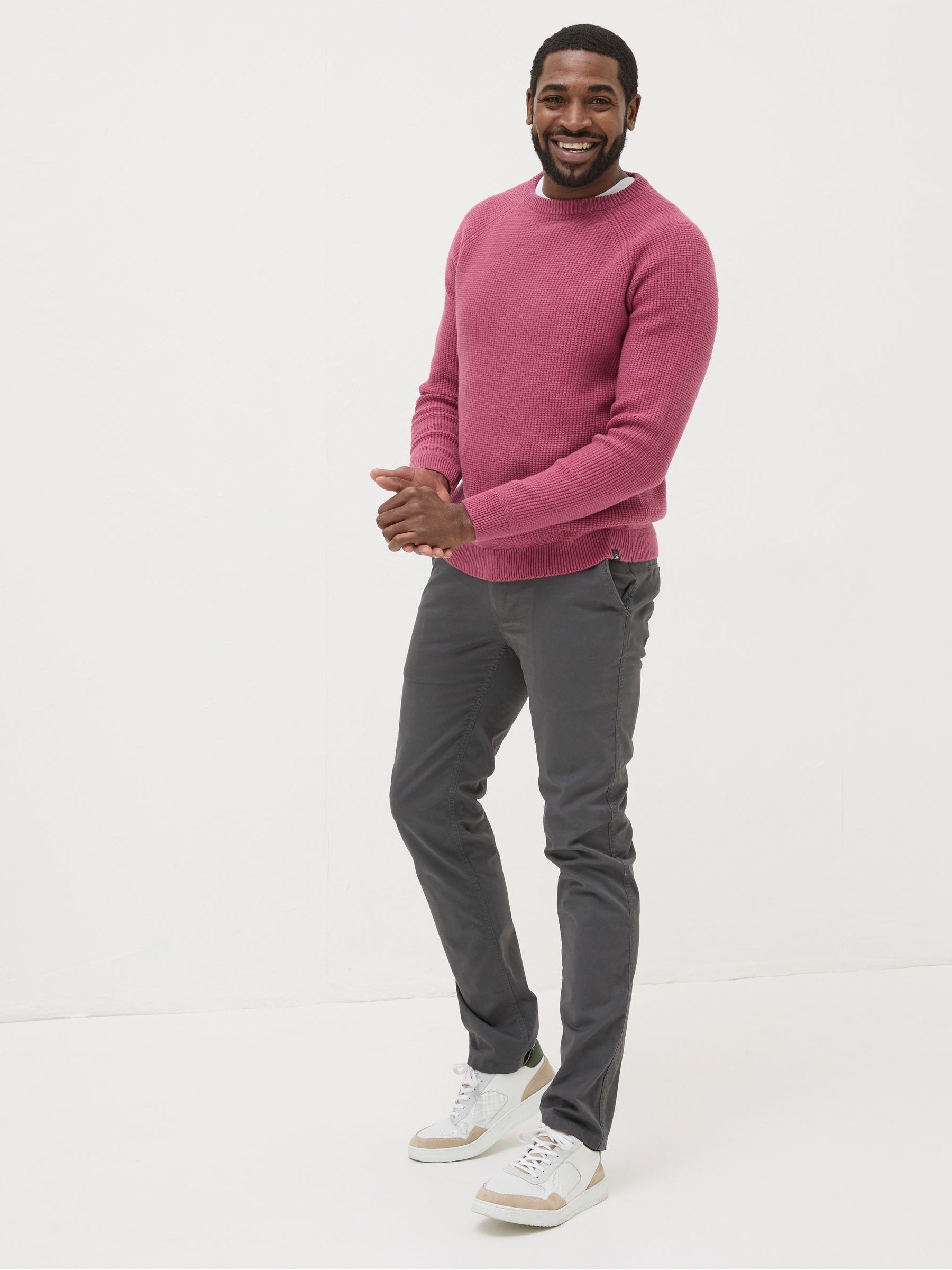 Dark Grey Slim Heyshott Chinos - Image 1 of 5