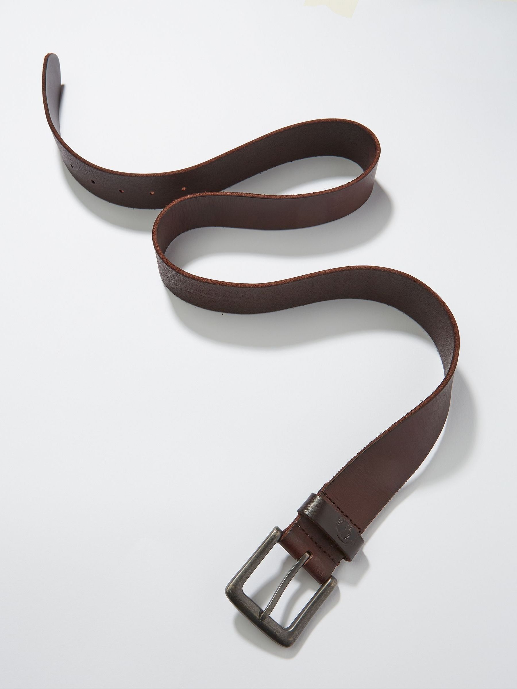 Chocolate Brown Italian Leather Belt - Image 2 of 2