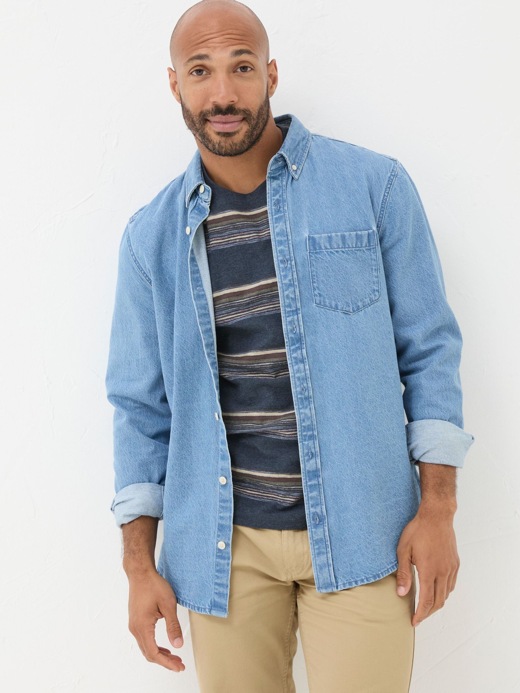 Blue Denim Shirt - Image 1 of 5