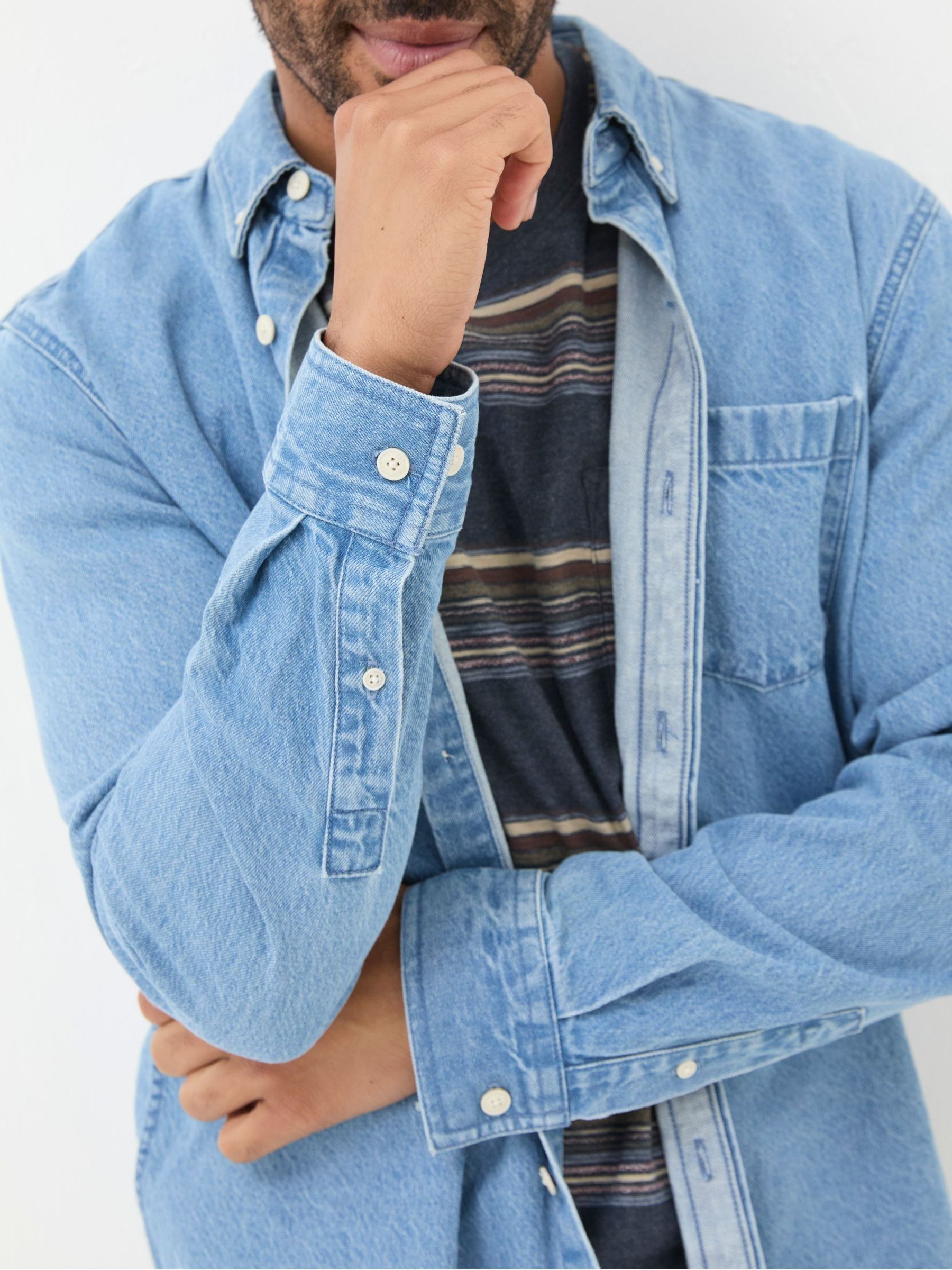 Blue Denim Shirt - Image 4 of 5