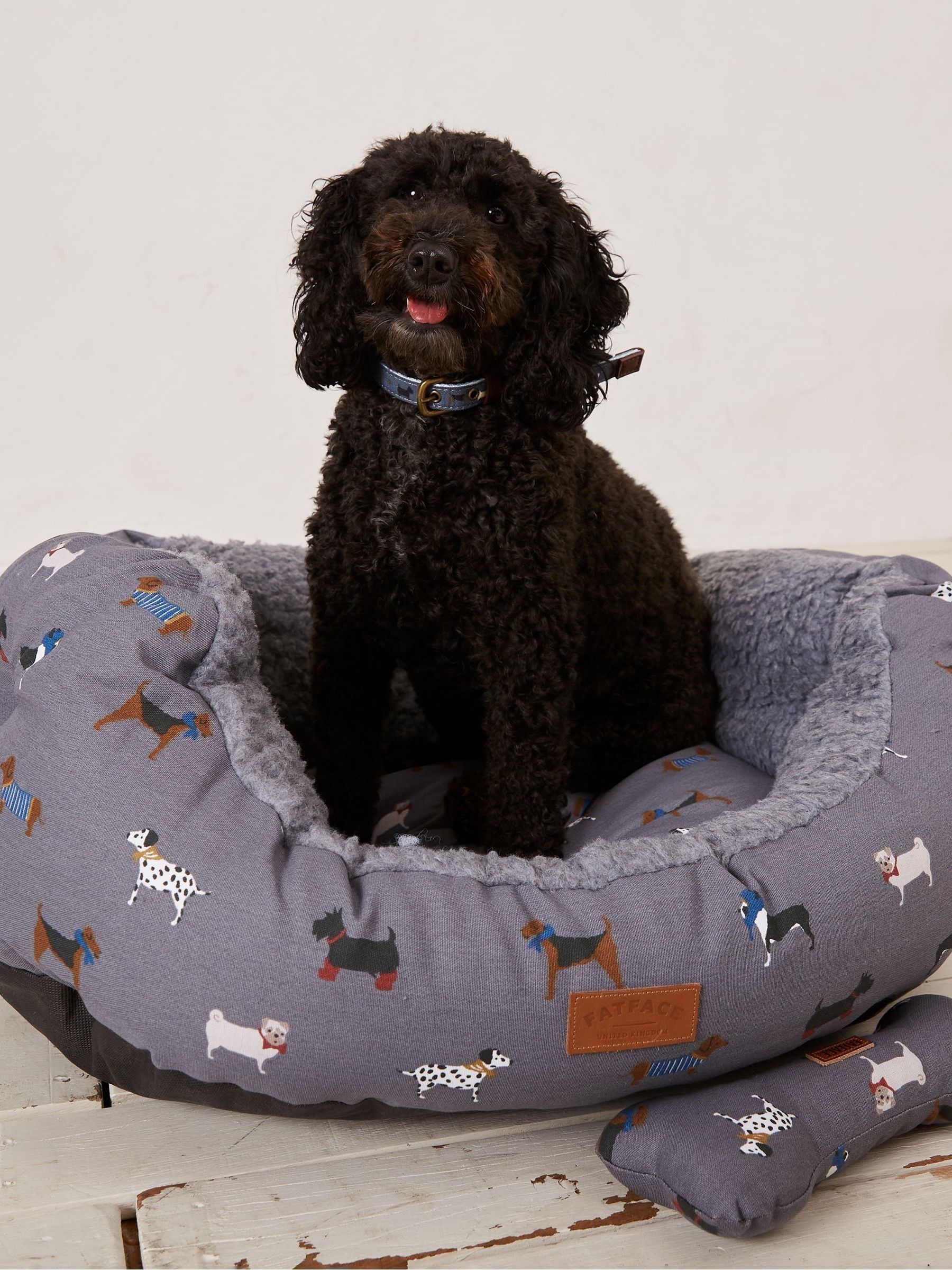 Grey Dogs Small Pet Bed - Image 1 of 1
