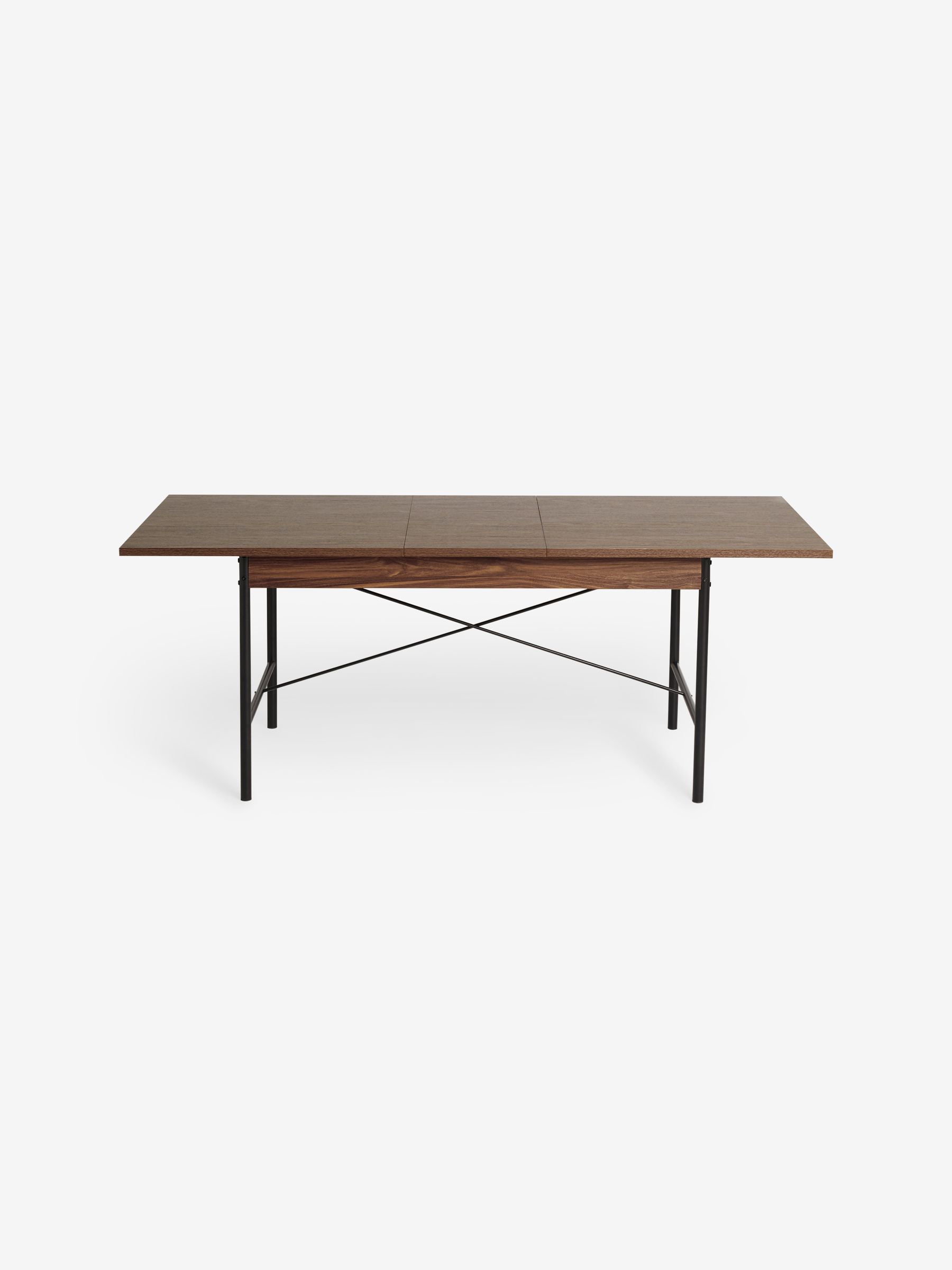 Blaze 6 To 8 Seater Rectangular Dining Table in Dark Walnut Effect - Image 5 of 6