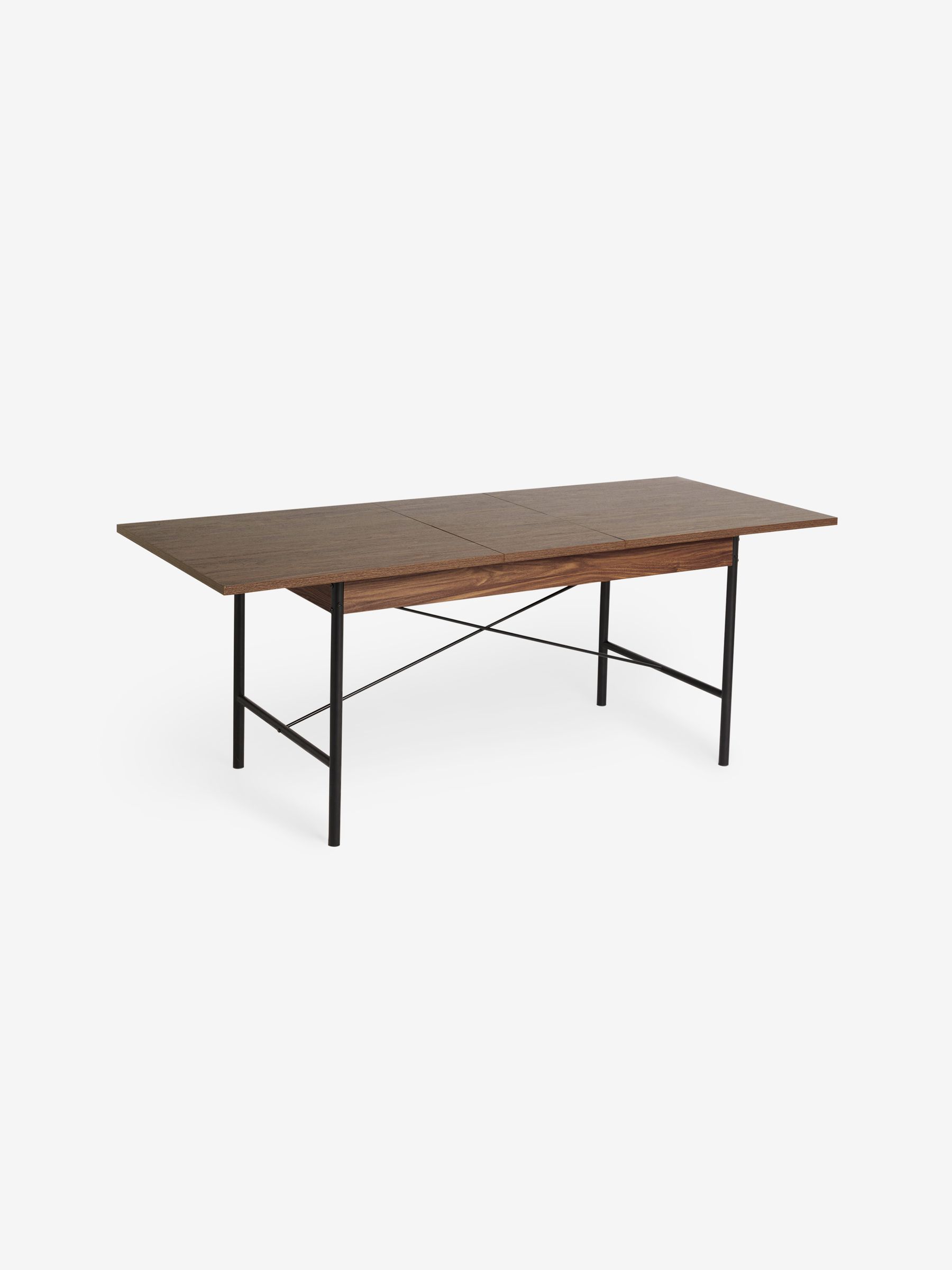 Blaze 6 To 8 Seater Rectangular Dining Table in Dark Walnut Effect - Image 6 of 6
