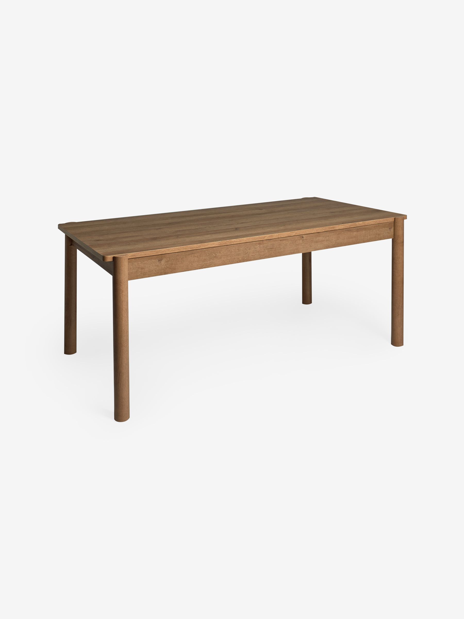 Pavia 6 to 8 Seater Extending Dining Table in Dark Natural Oak Effect - Image 6 of 7