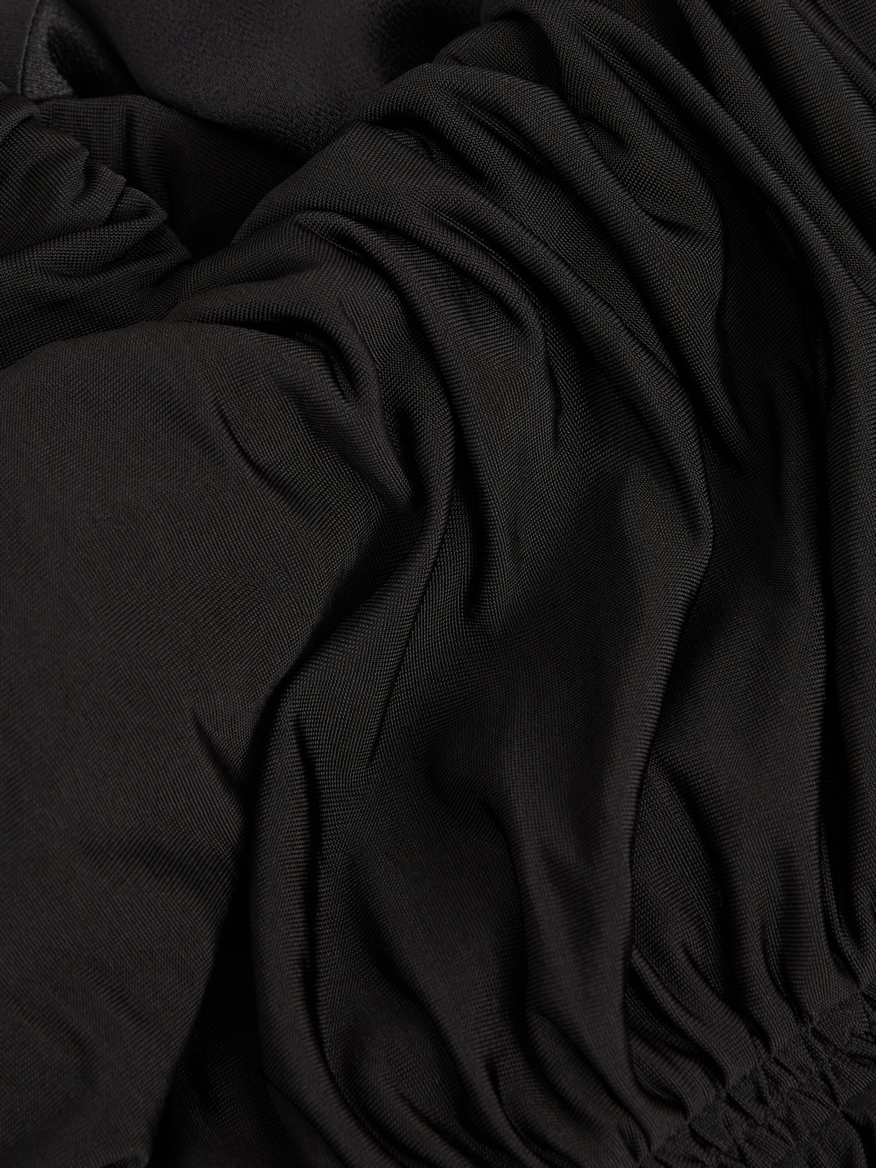 Selina Black Strapless Ruched Maxi Dress - Image 5 of 5