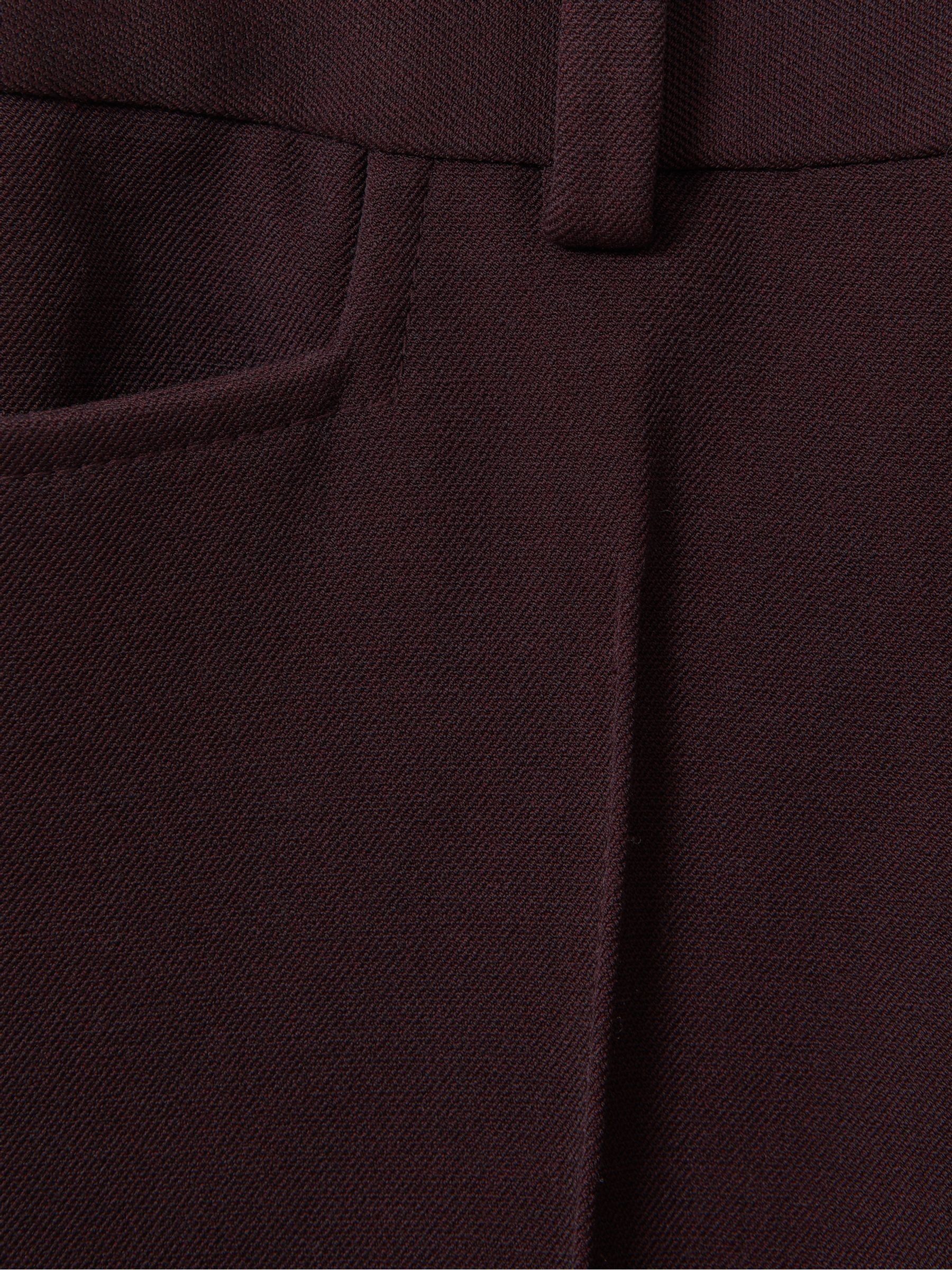 Petite Flared Suit Trousers in Berry - Image 5 of 6