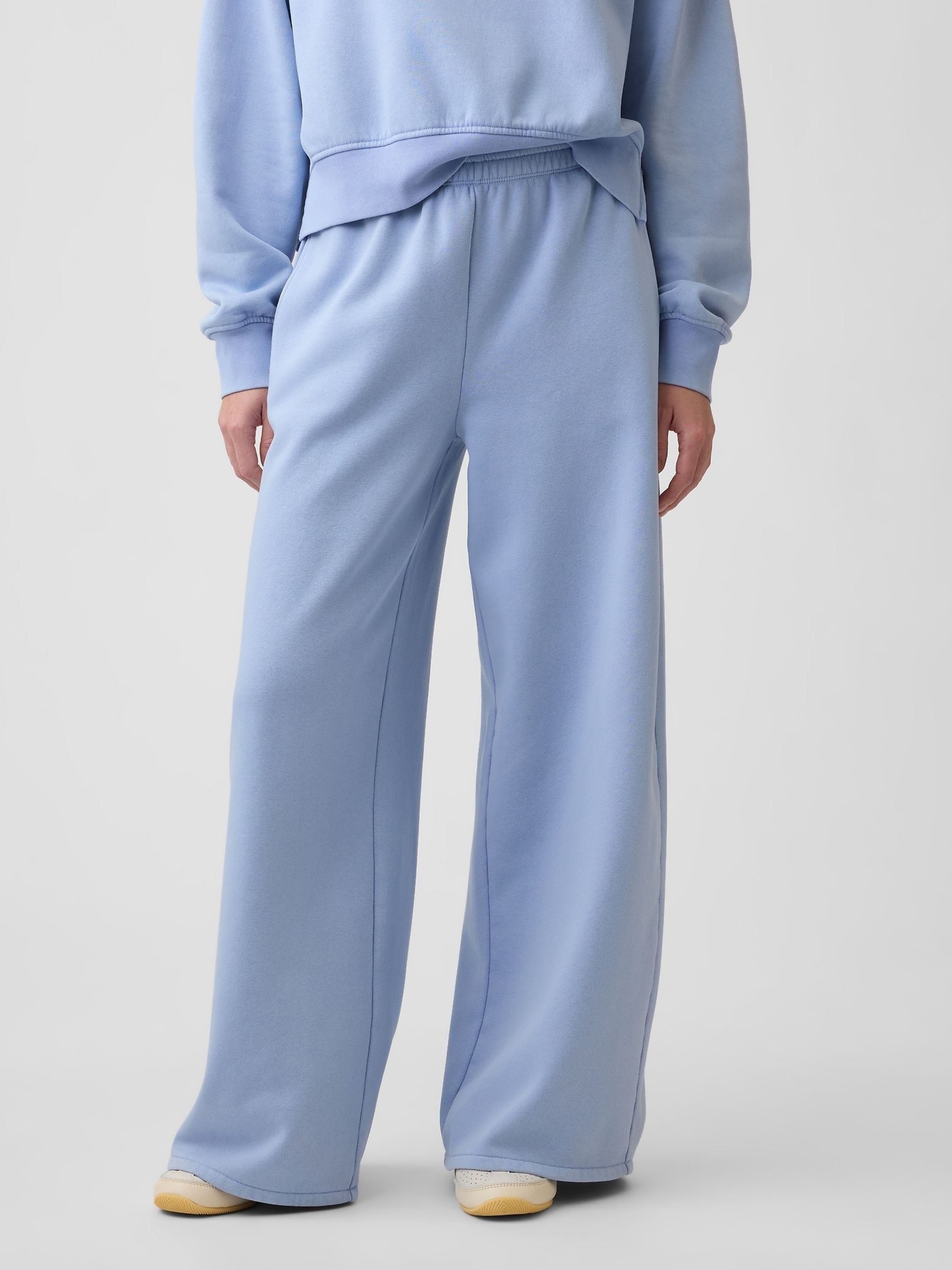 Blue Vintage Soft Baggy Wide-Leg Joggers - Image 1 of 6