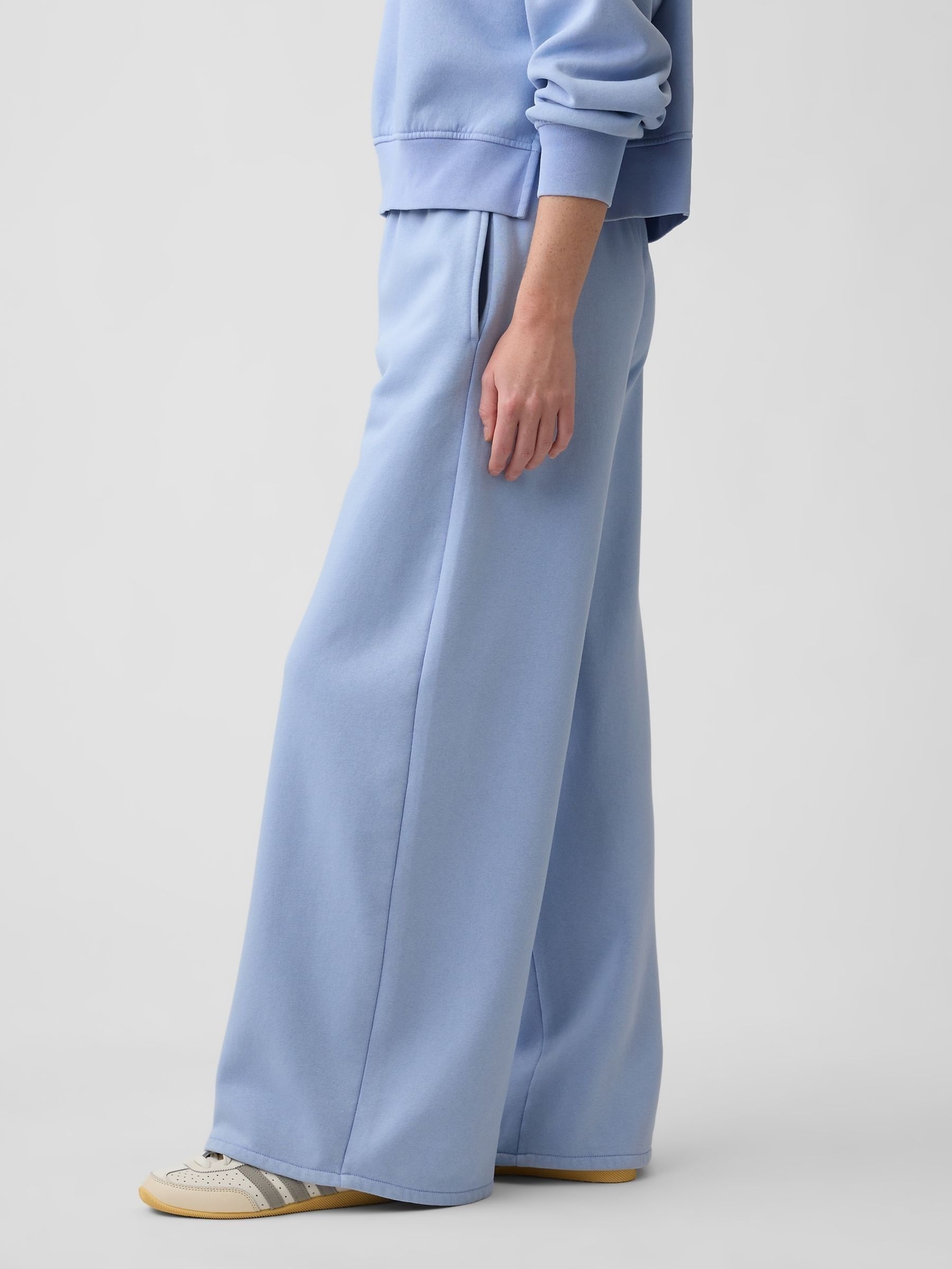 Blue Vintage Soft Baggy Wide-Leg Joggers - Image 3 of 6