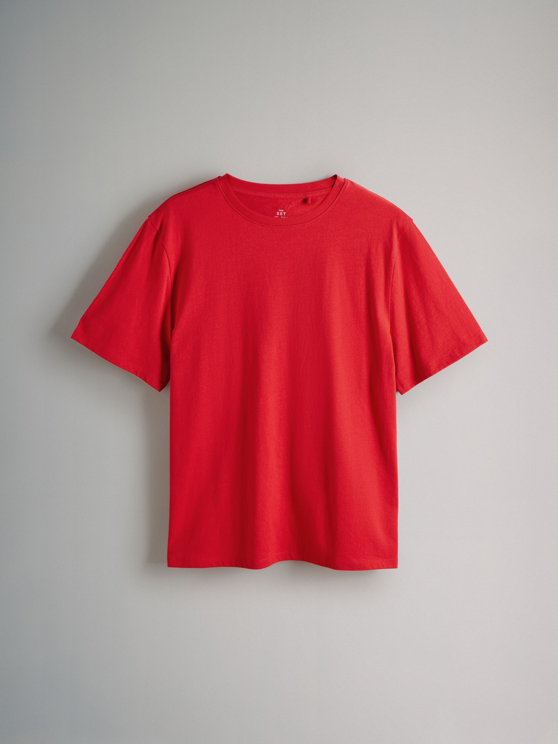 Navy Blue/Blue/Red/Cream/Navy&White Stripe - 5 Pack Relaxed T-Shirts - Image 10 of 13