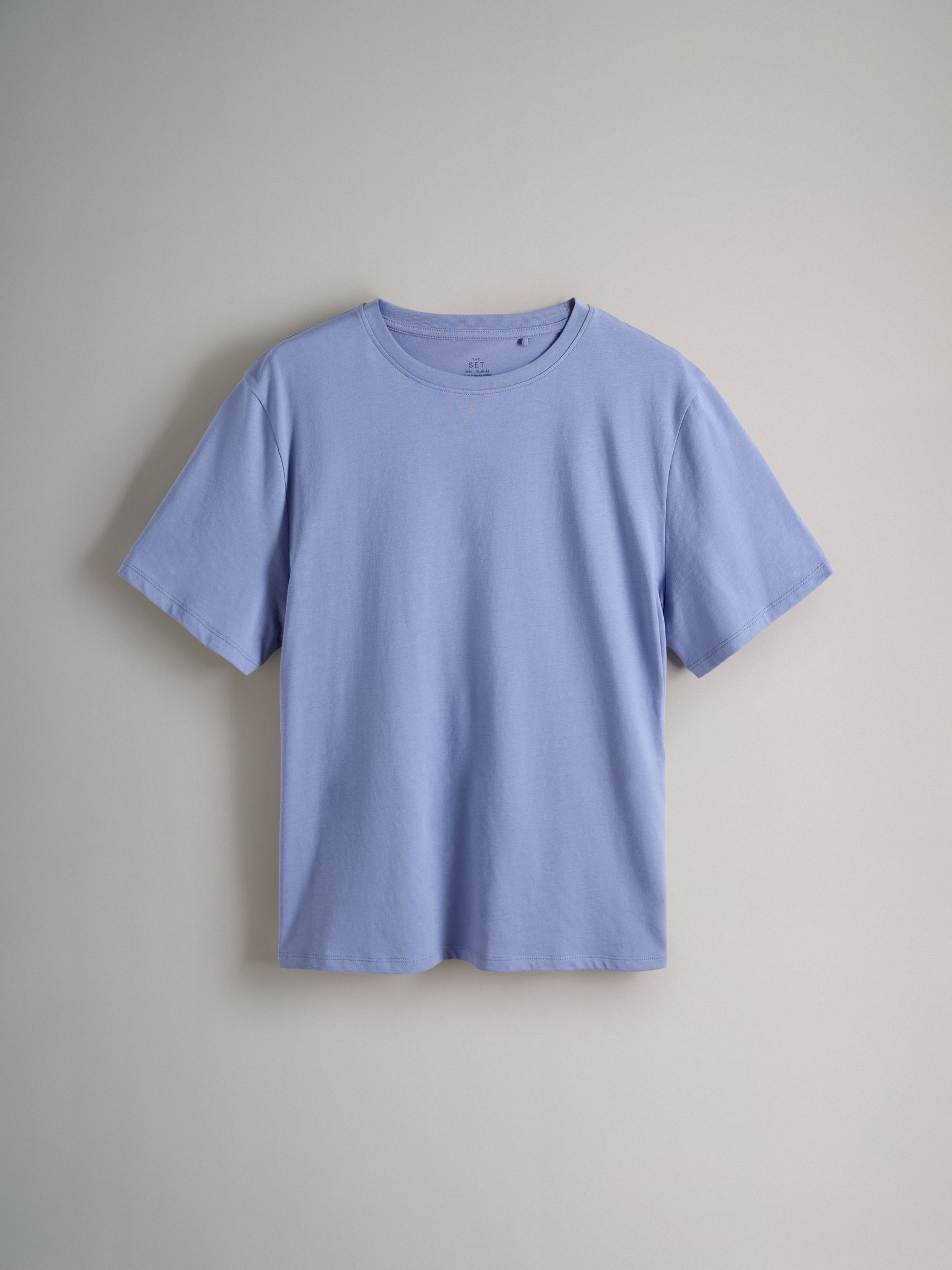 Navy Blue/Blue/Red/Cream/Navy&White Stripe - 5 Pack Relaxed T-Shirts - Image 9 of 13