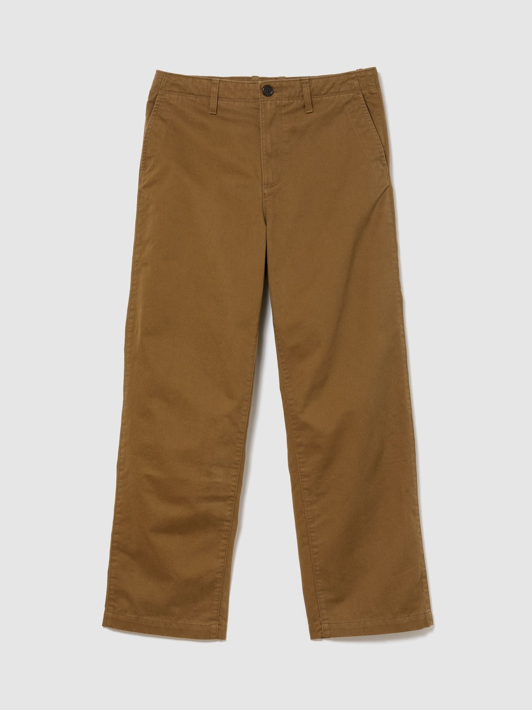 Brown Heavyweight Twill Baggy Chinos - Image 1 of 2