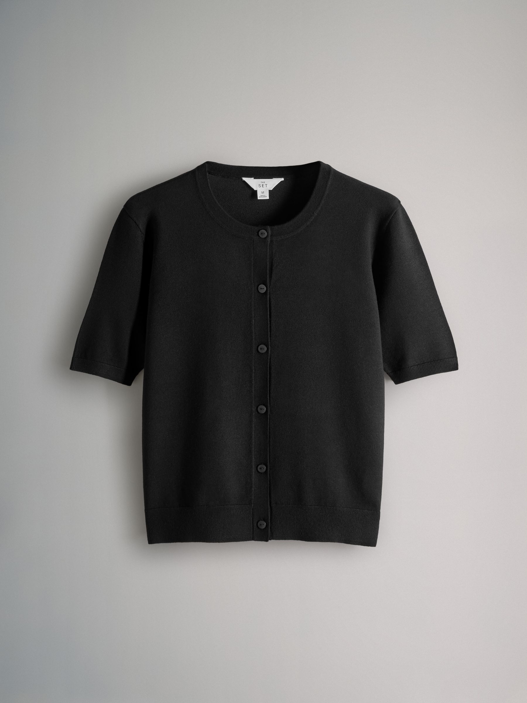 Black 2 Piece Vest & Cardigan Set - Image 8 of 11