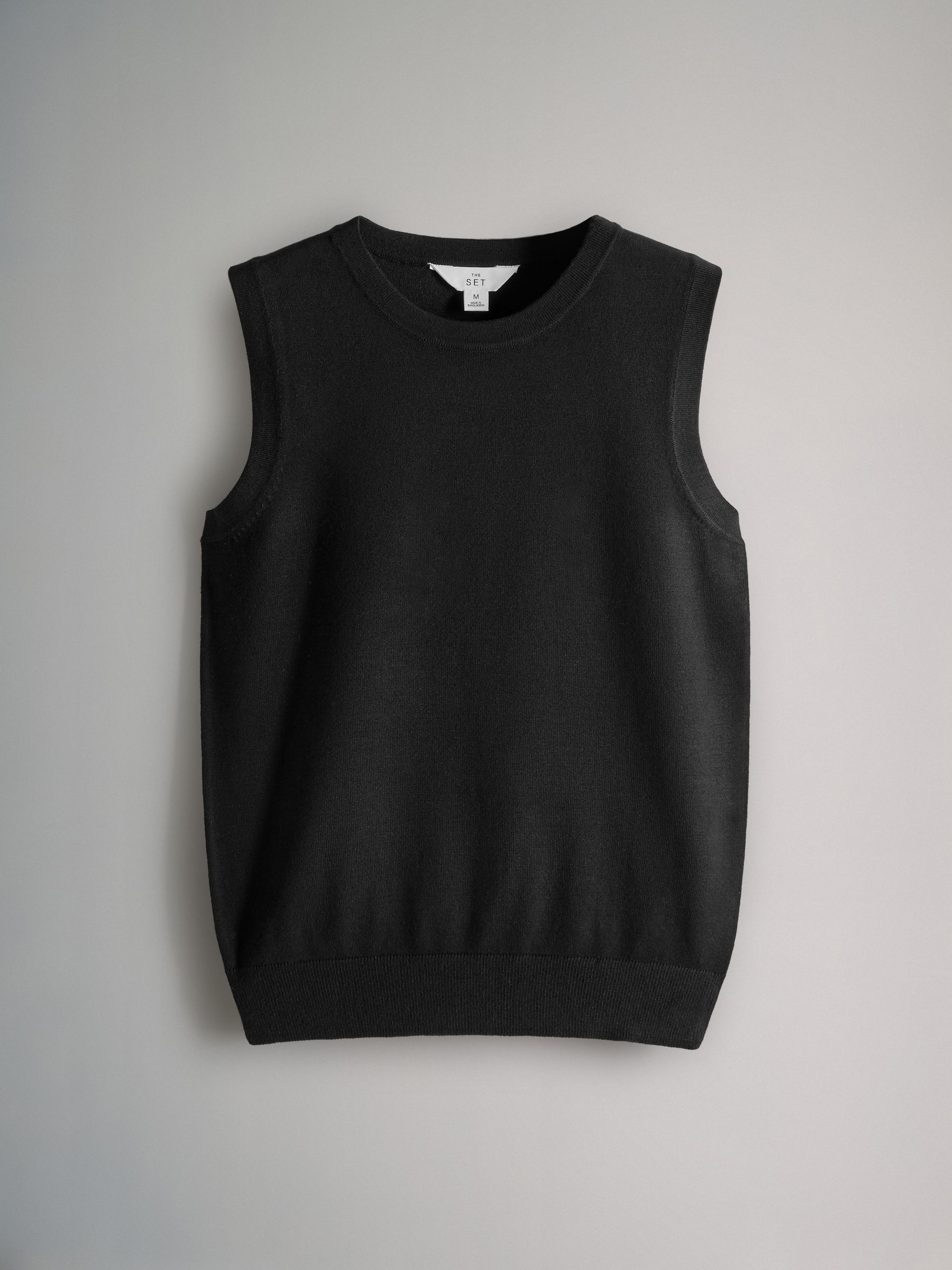 Black 2 Piece Vest & Cardigan Set - Image 9 of 11