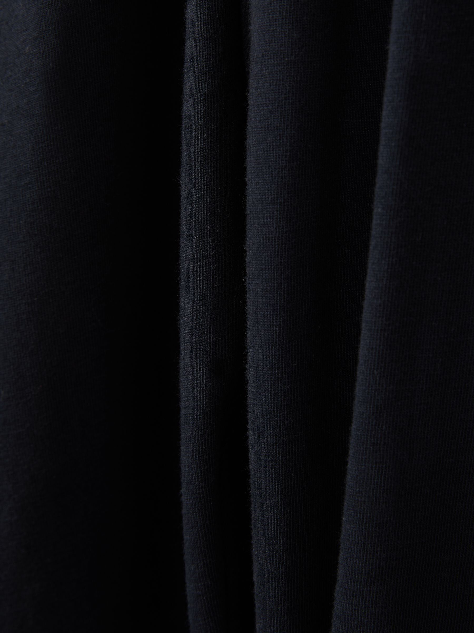 Alpine Races Cotton-Jersey Pyjamas in White/Navy - Image 5 of 5