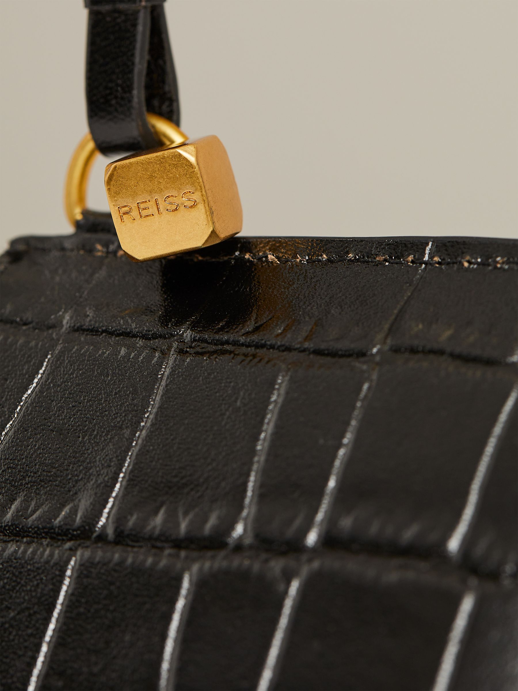Leather Coin Purse in Black - Image 3 of 3