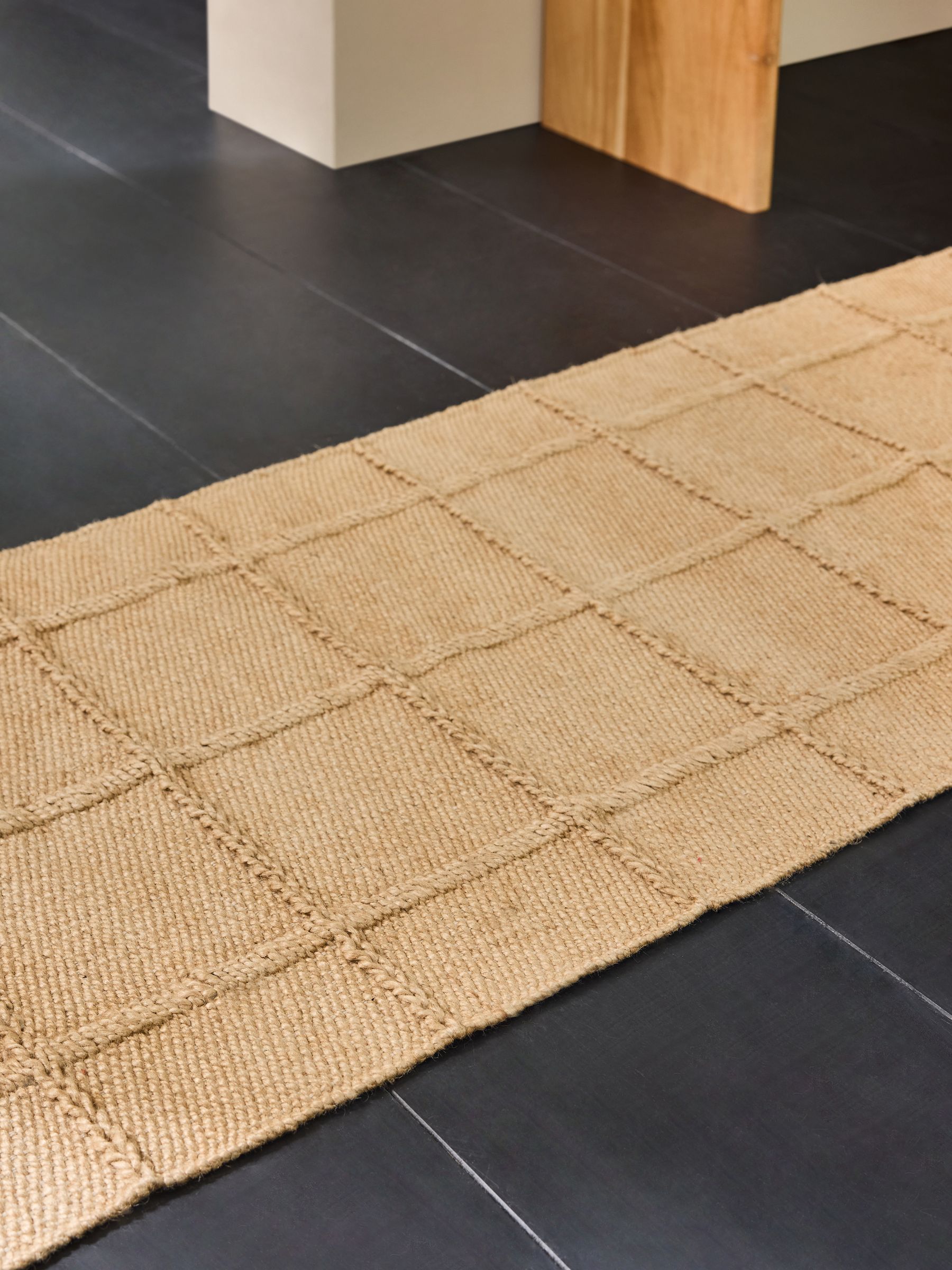 Lennon Woven Jute Runner in Natural - Image 3 of 5
