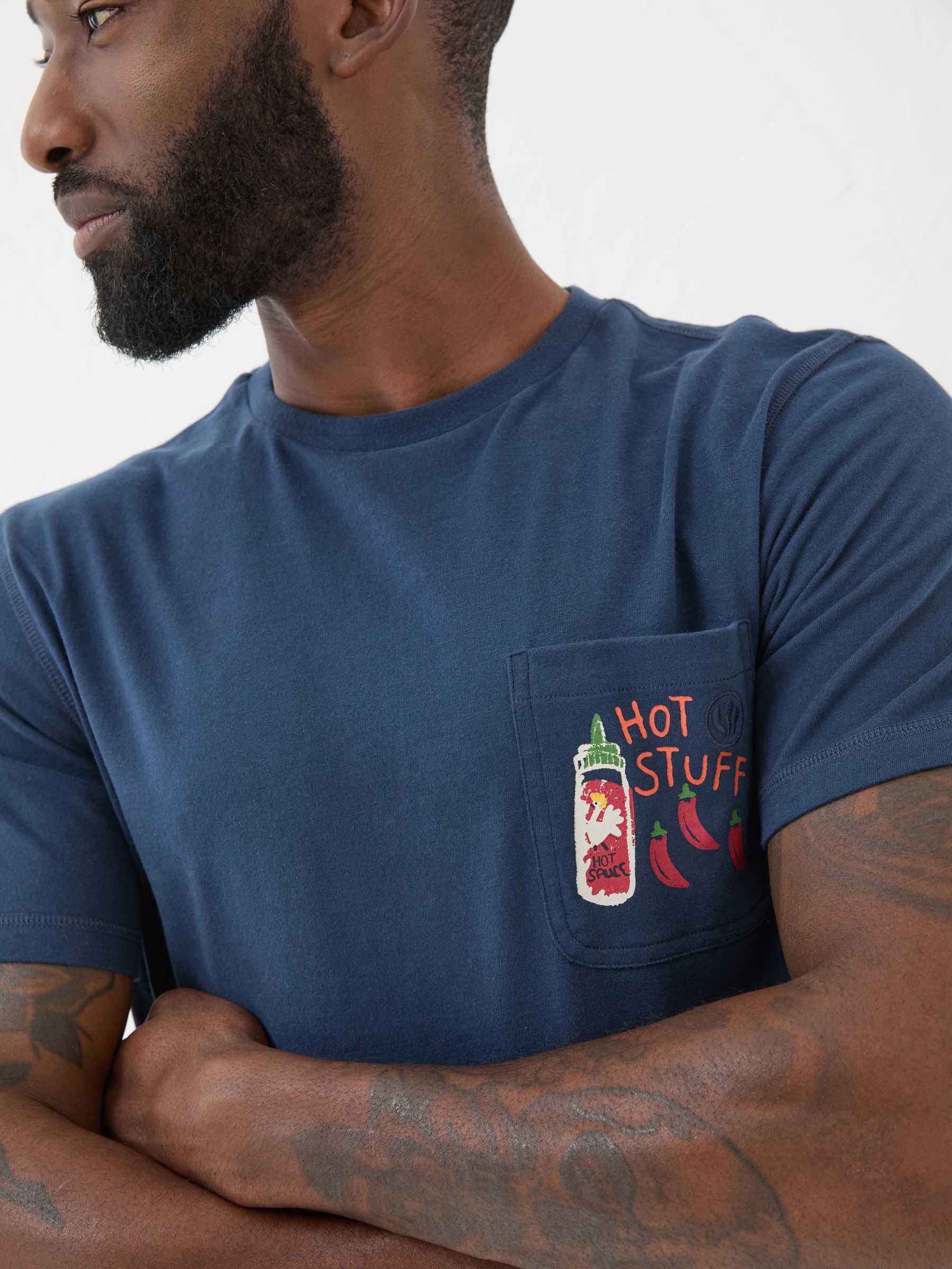 Navy Hot Stuff T-Shirt - Image 3 of 6