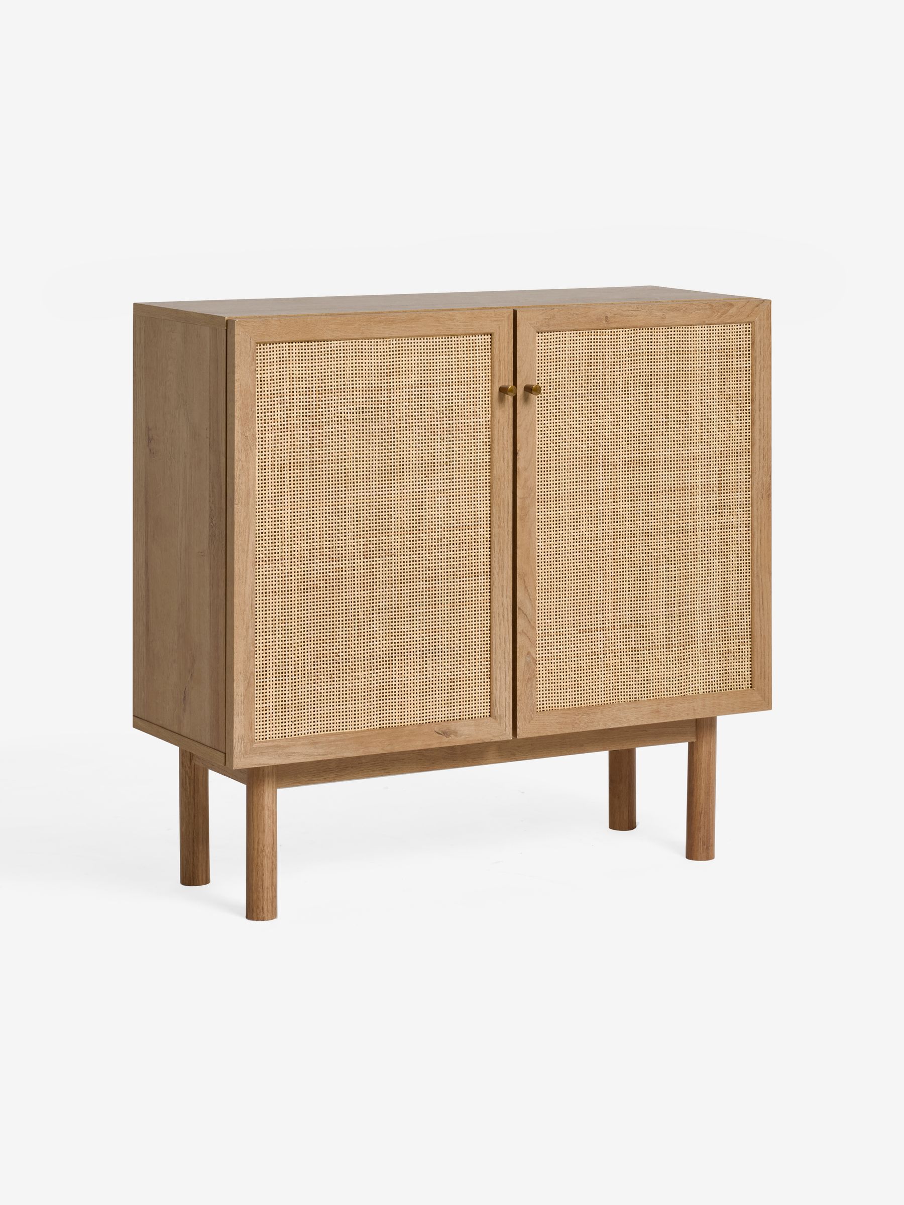 Pavia Rattan Small Sideboard in Oak Effect - Image 6 of 7