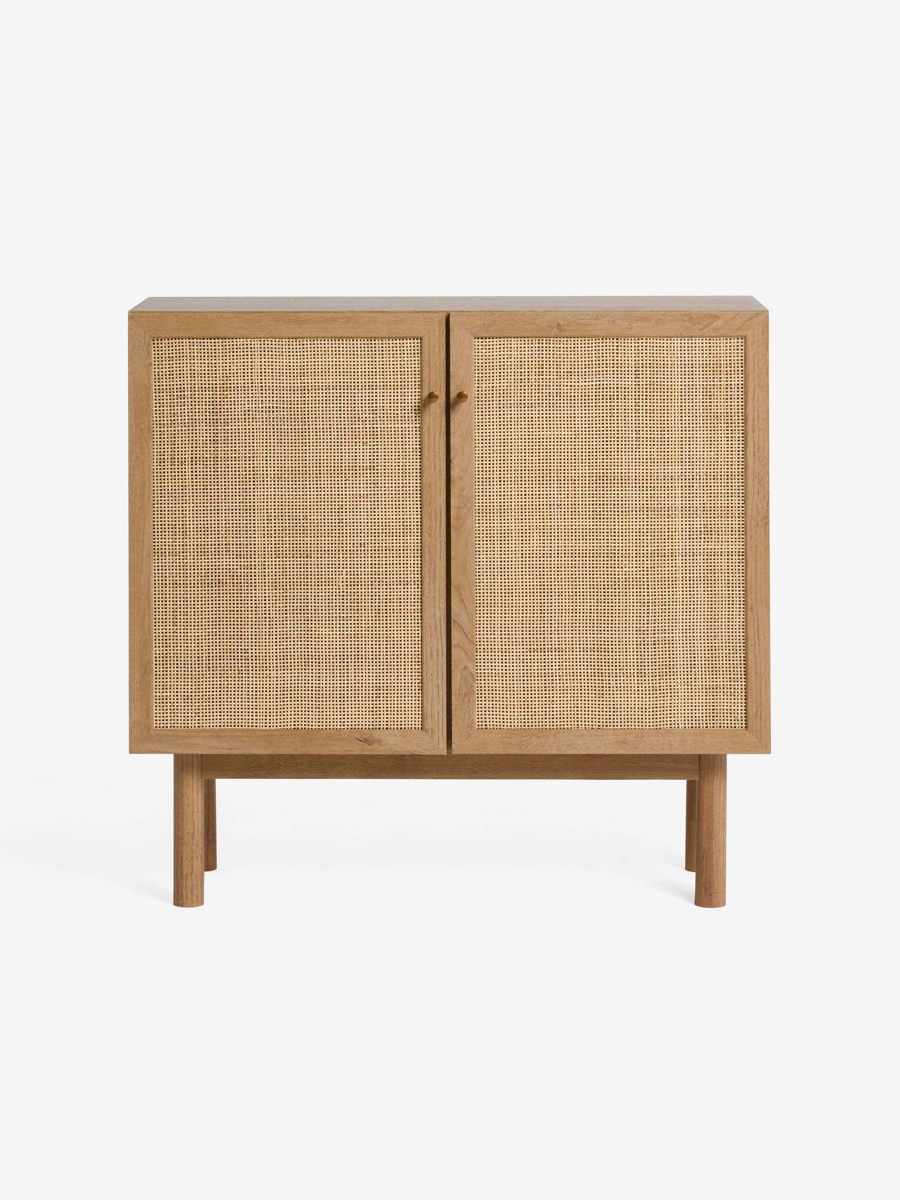 Pavia Rattan Small Sideboard in Oak Effect - Image 6 of 7