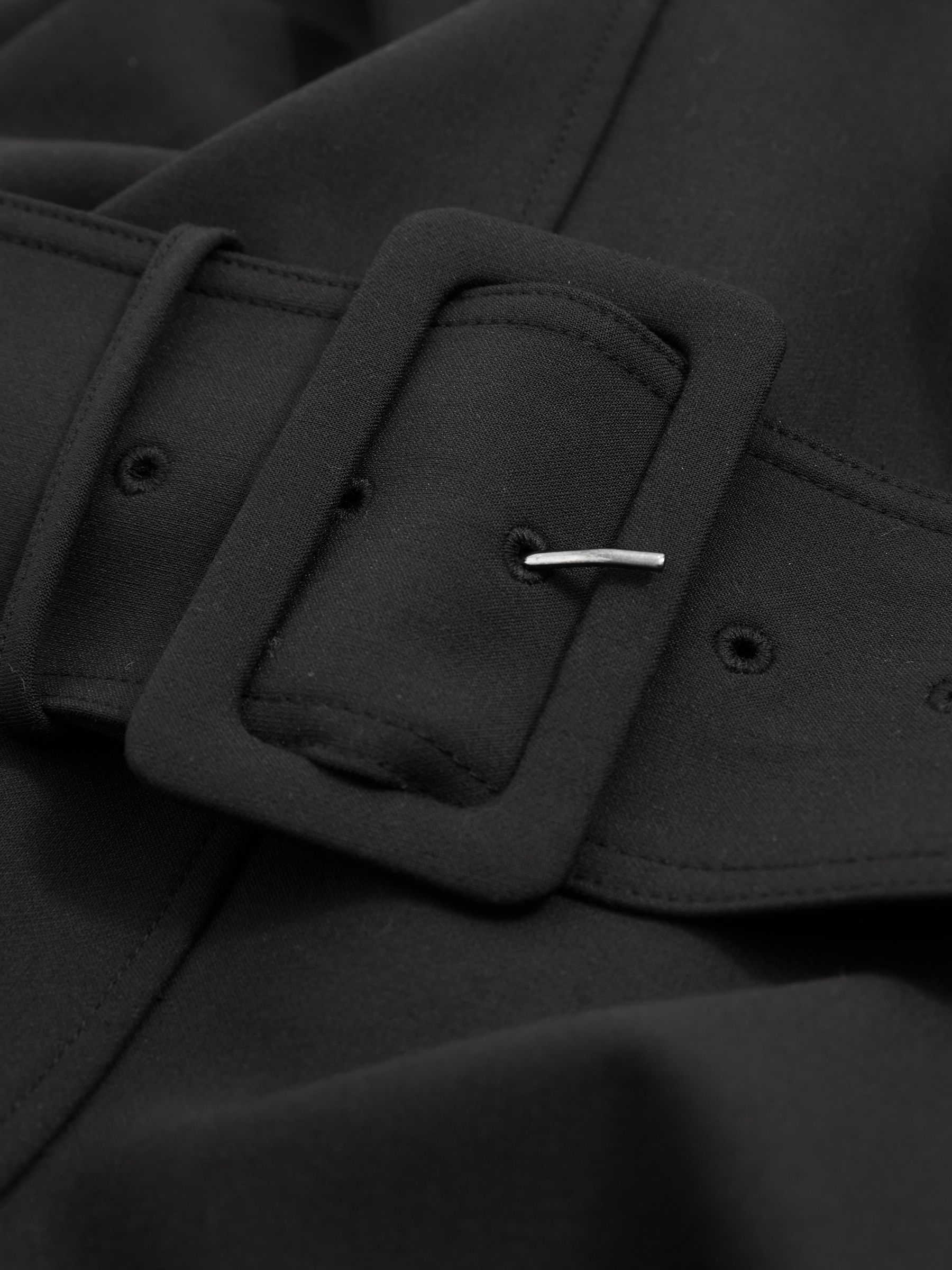 Belted Mini Dress in Black - Image 5 of 5