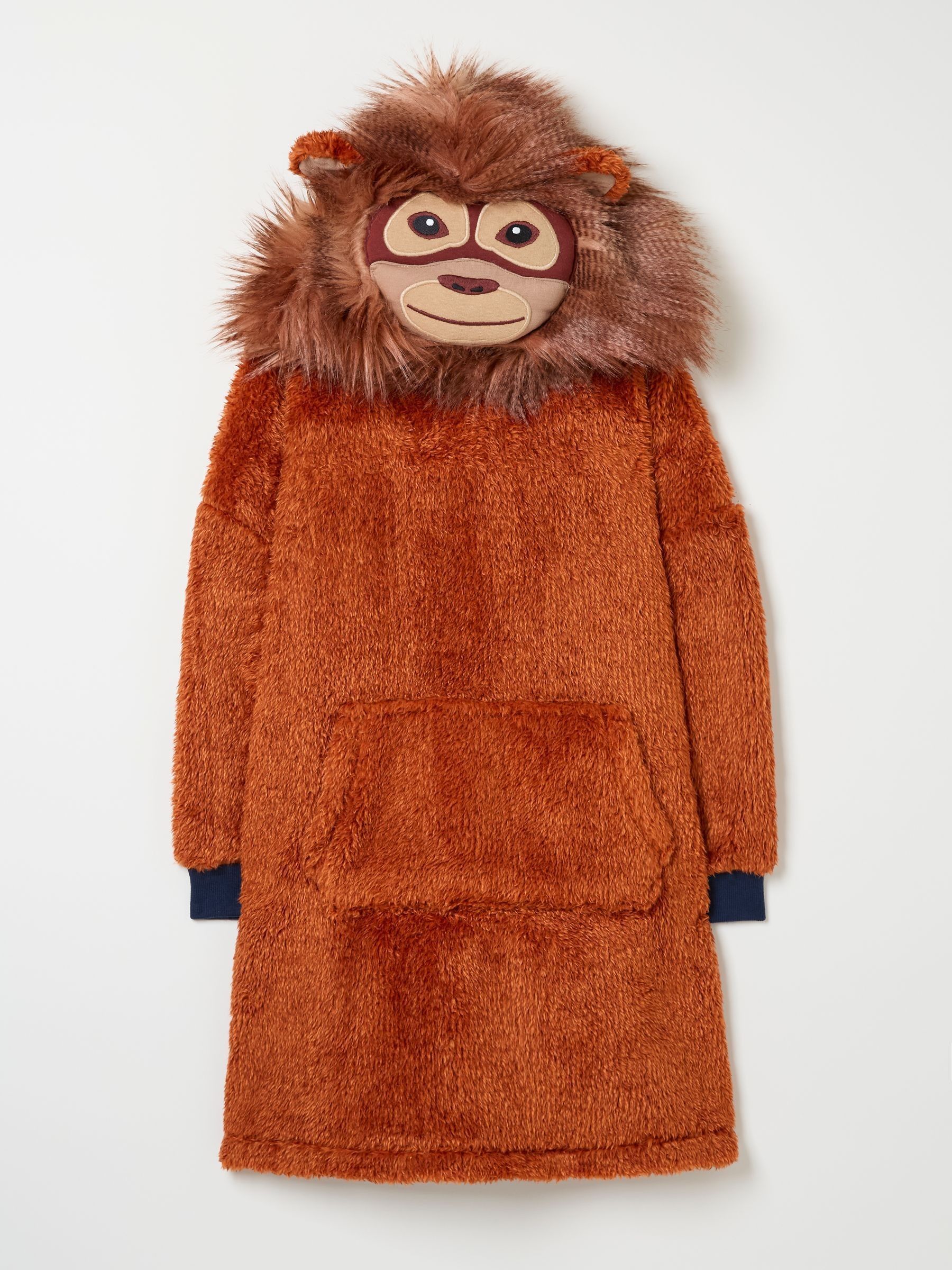 Chestnut Brown Oversized Orangutan Hoodie - Image 1 of 1