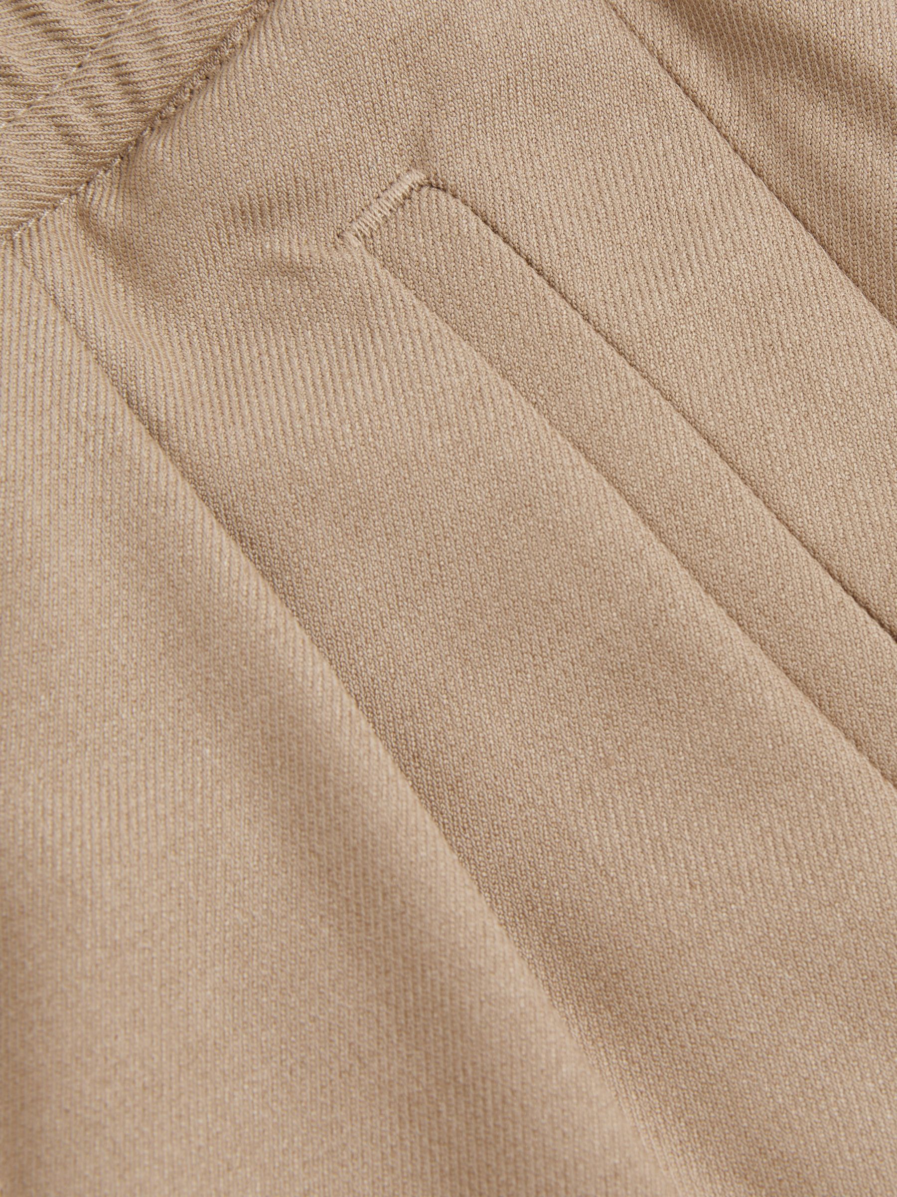 3-9 yrs Relaxed Elasticated Trousers with Turn-Ups in Soft Camel Brown - Image 5 of 5