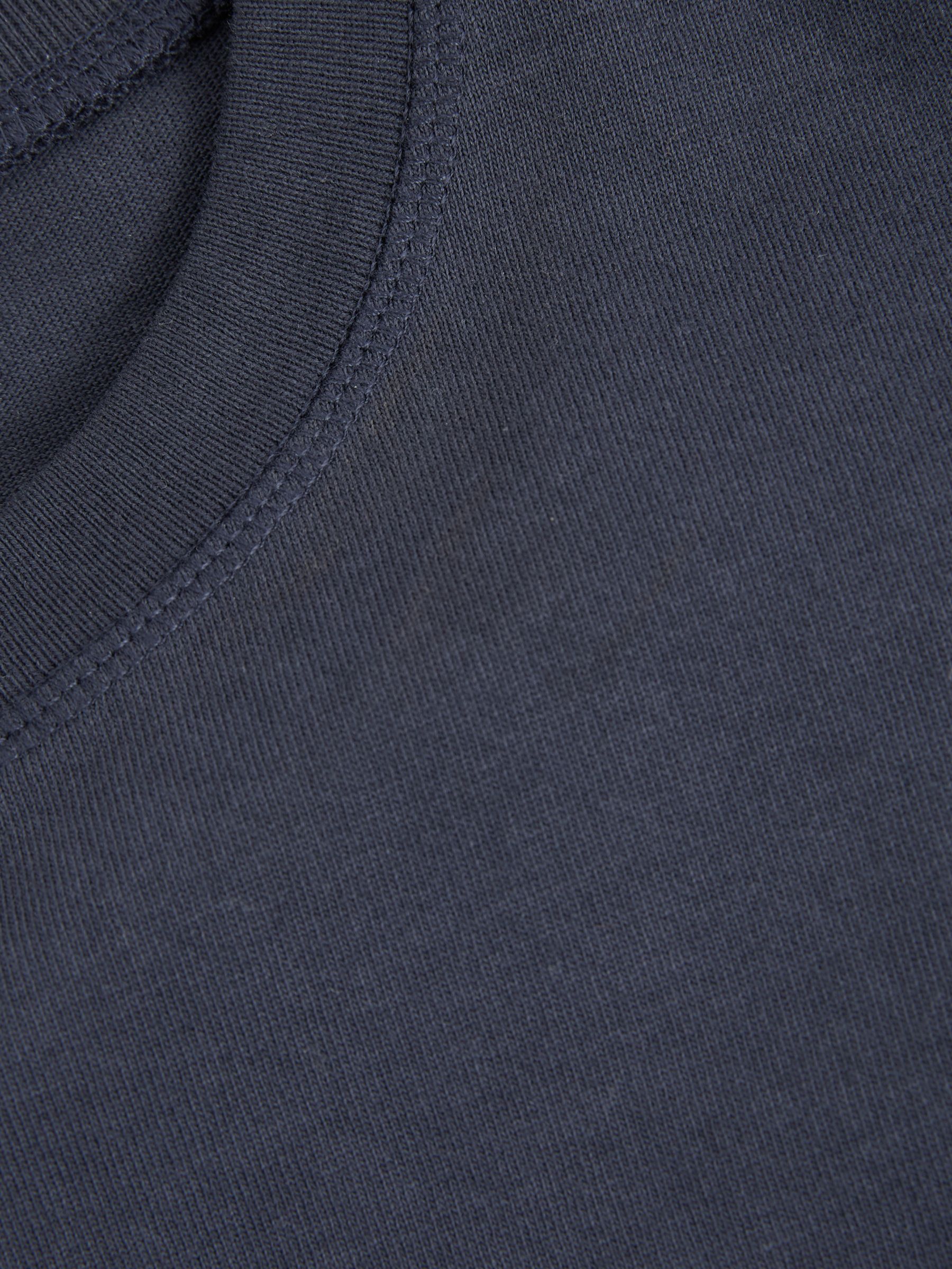 Oversized Garment Dye T-Shirt in Navy - Image 5 of 5