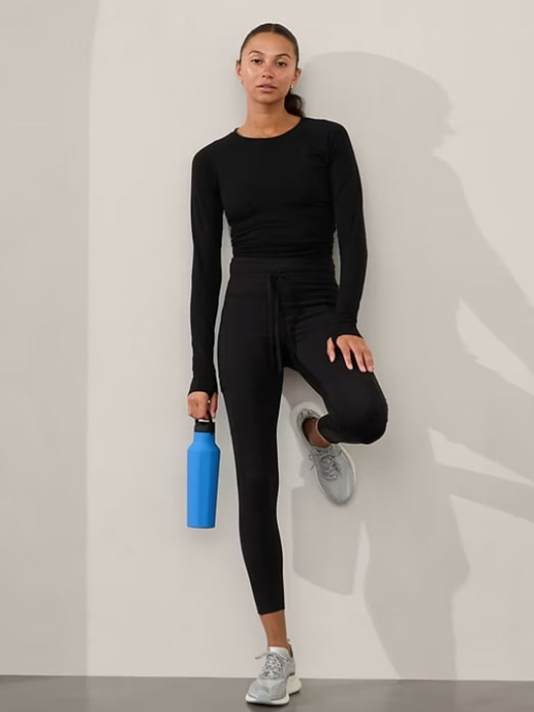 Athleta Black Rainer High Waisted Cargo Legging - Image 1 of 3 Athleta Black Rainer High Waisted Cargo Legging - Image 1 of 3